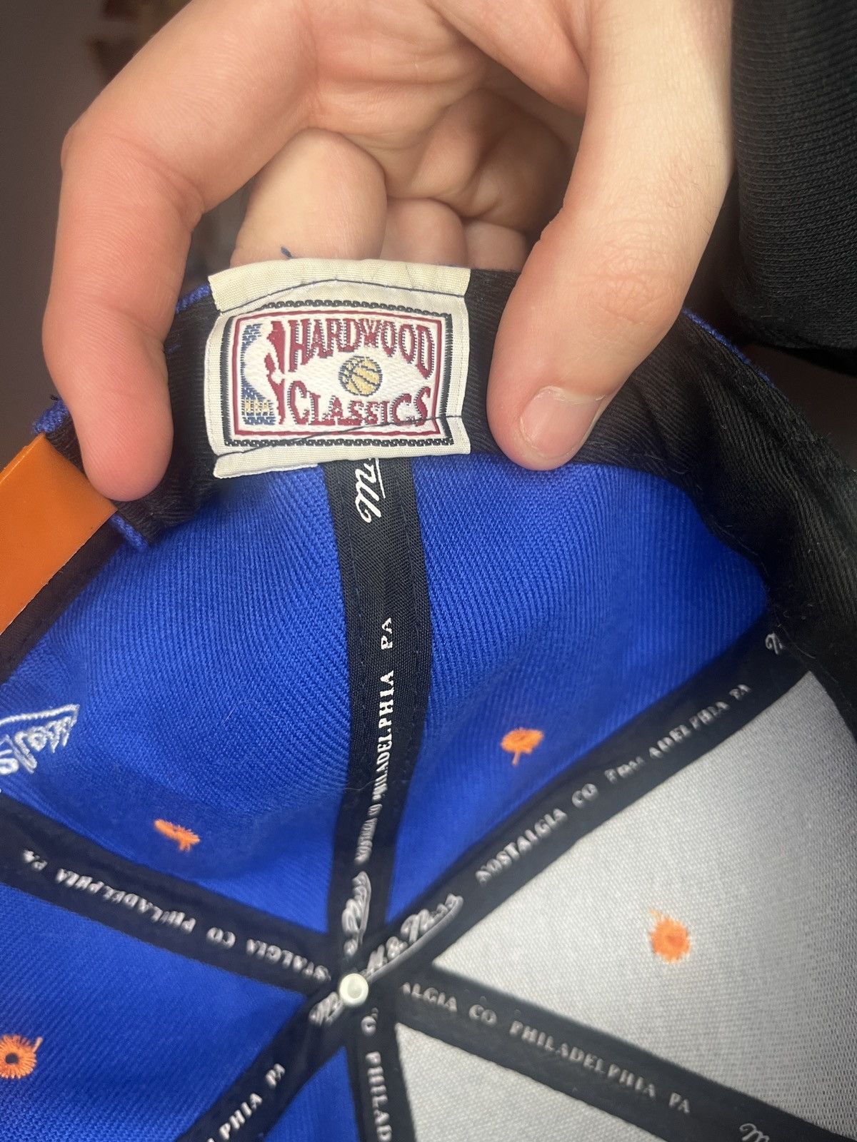 Mitchell & Ness × NBA Mitchell and Ness Oklahoma City Thunder OKC Snapback Wool Size ONE SIZE - 6 Thumbnail