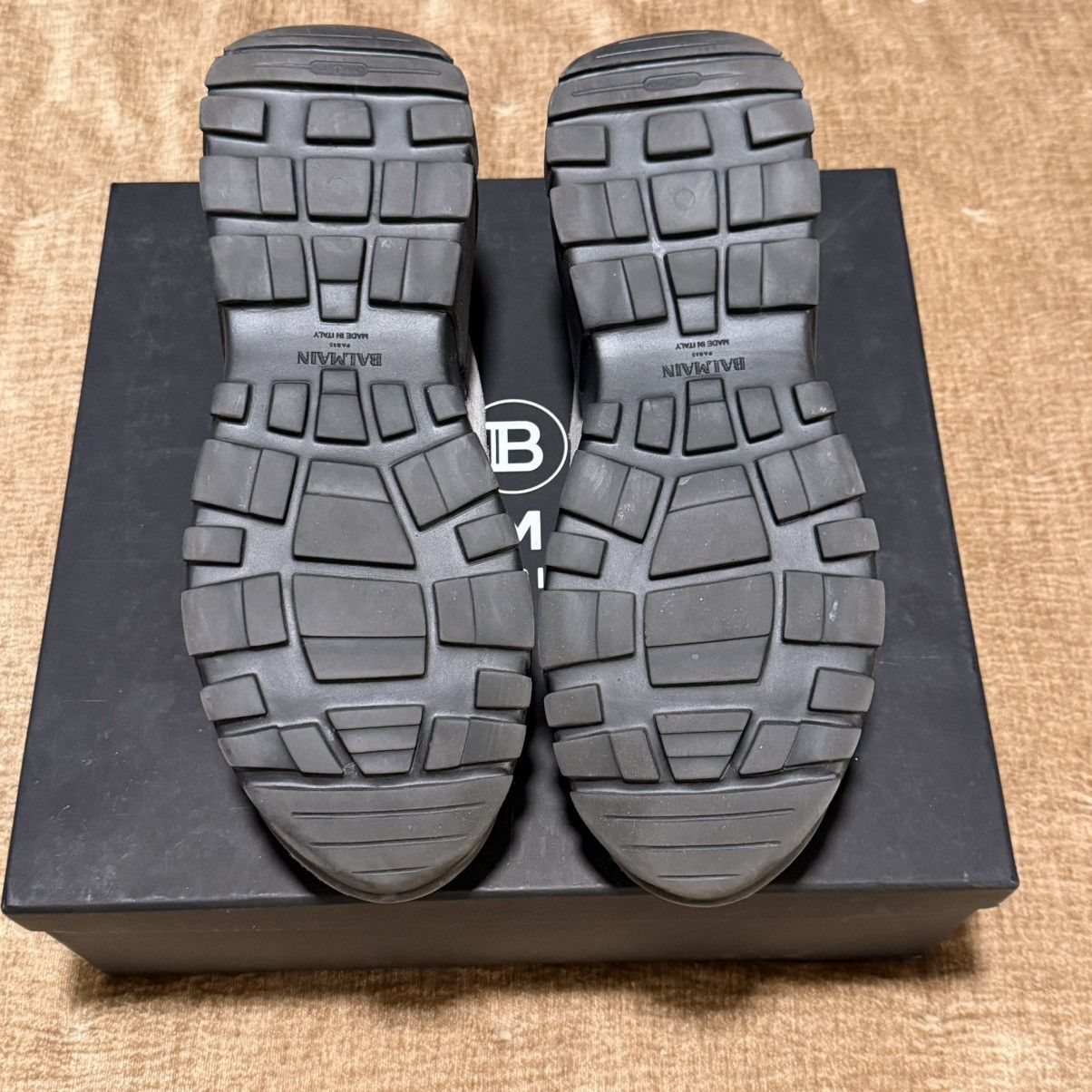 Balmain Balmain Jace Sneakers Blue/Gray Size 12 EU45 – Worn Once Size US 12 / EU 45 - 6 Thumbnail