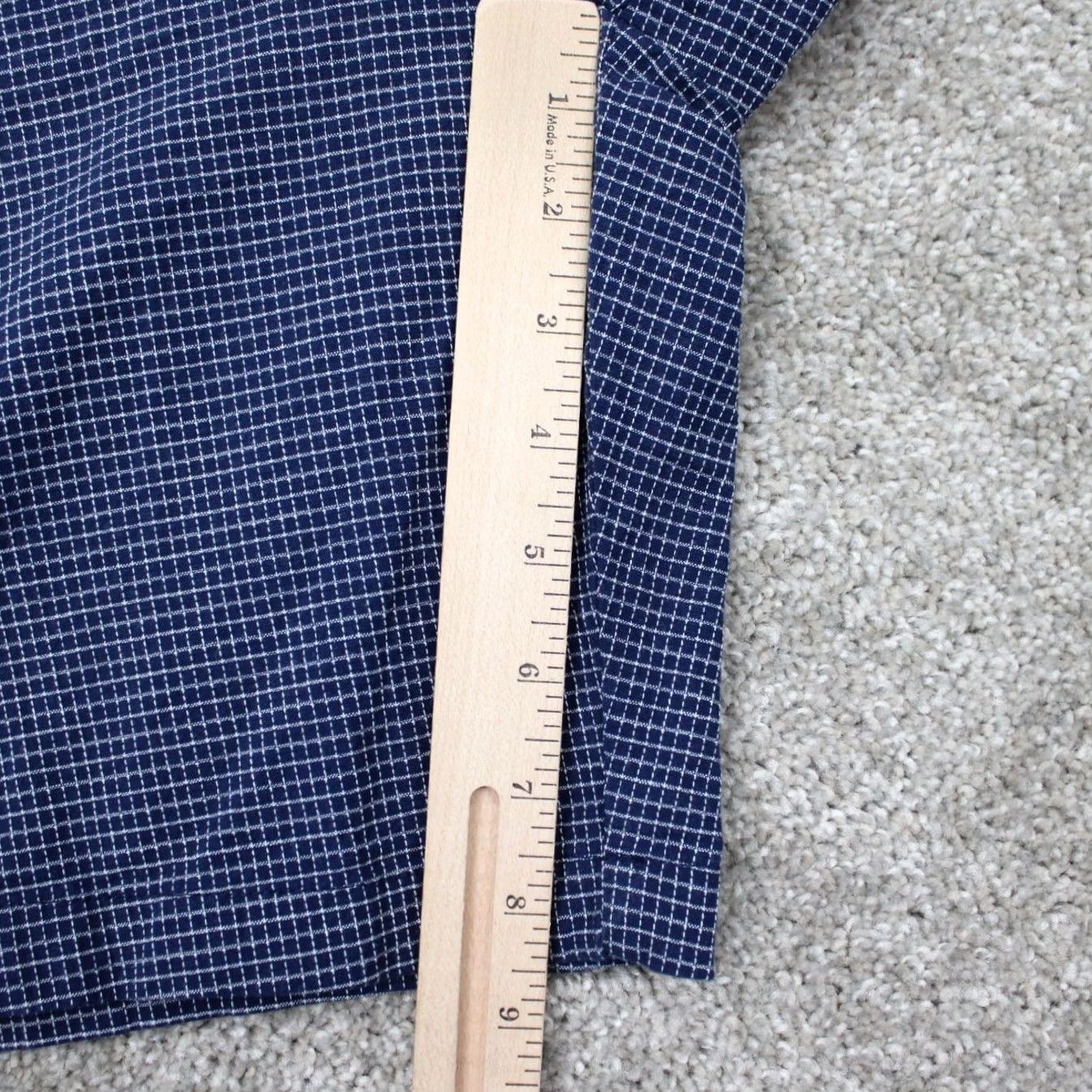 Banana Republic Banana Republic Aiden Club Chino Shorts Men 35 Blue 9" Cotton Stretch Flat Front Size US 35 - 4 Thumbnail