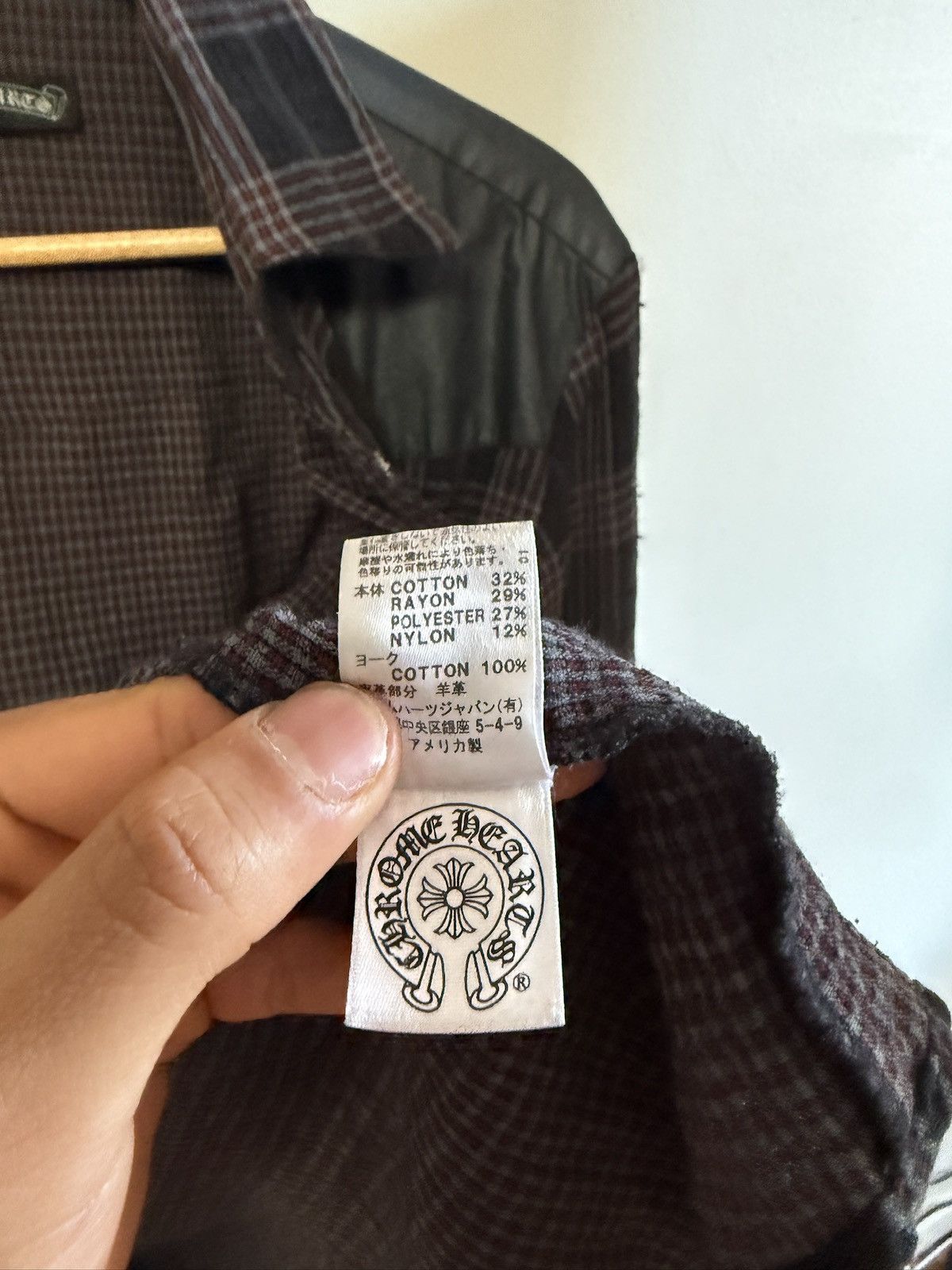 Chrome Hearts VINTAGE CHROME HEARTS RED CROSS PATCH FLANNEL Size US M / EU 48-50 / 2 - 8 Thumbnail