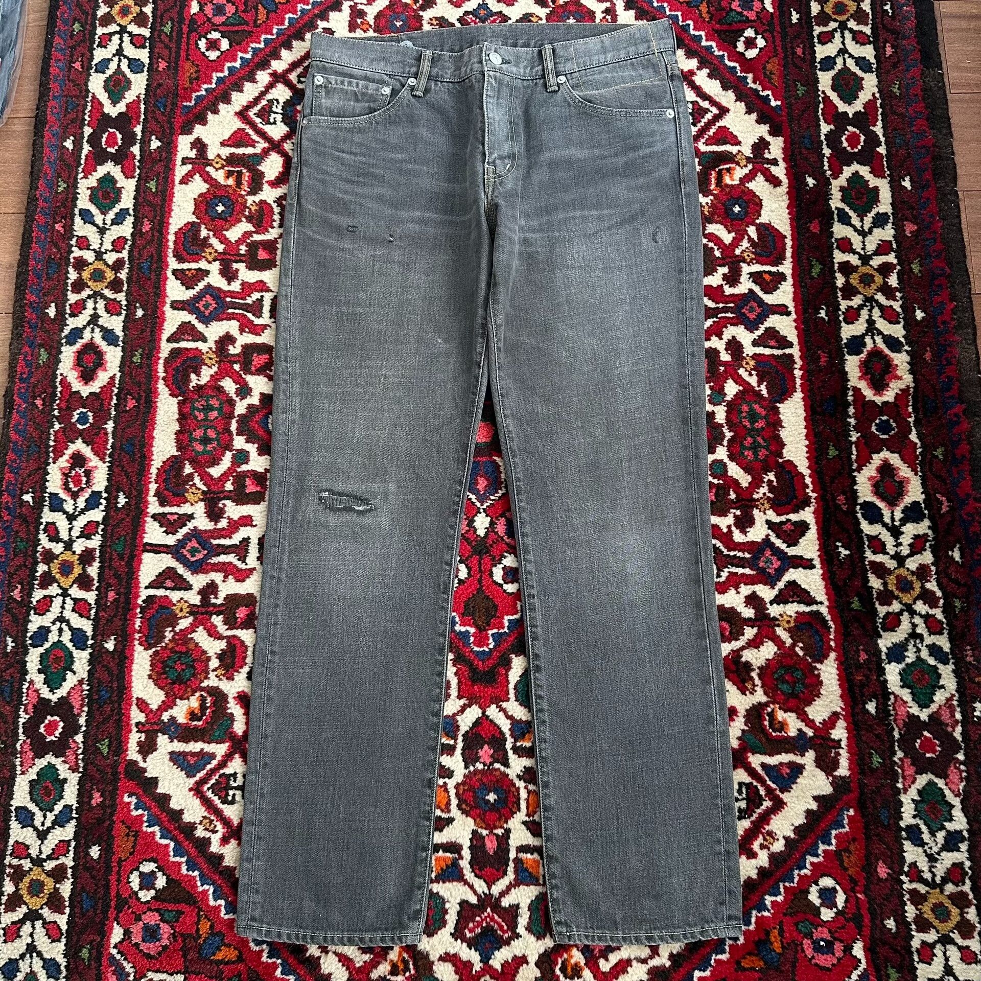 Visvim visvim black denim pants size W34 L30 Size US 34 / EU 50 - 1 Thumbnail