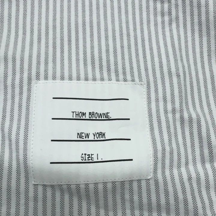Thom Browne Thom Browne Casual Striped Stand Collar Shirt -2507 Size US S / EU 44-46 / 1 - 4 Thumbnail