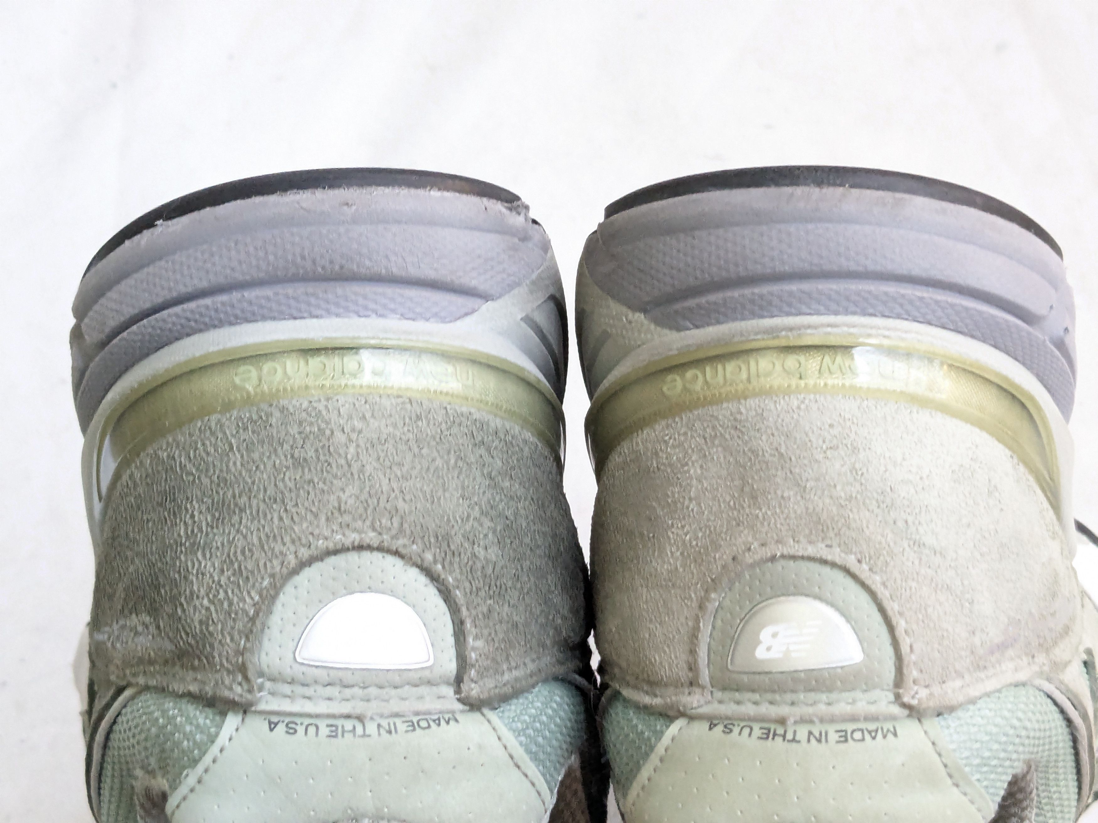 New Balance New Balance 990V4 12 D Mint Green Suede Castlerock Size US 12 / EU 45 - 14 Thumbnail