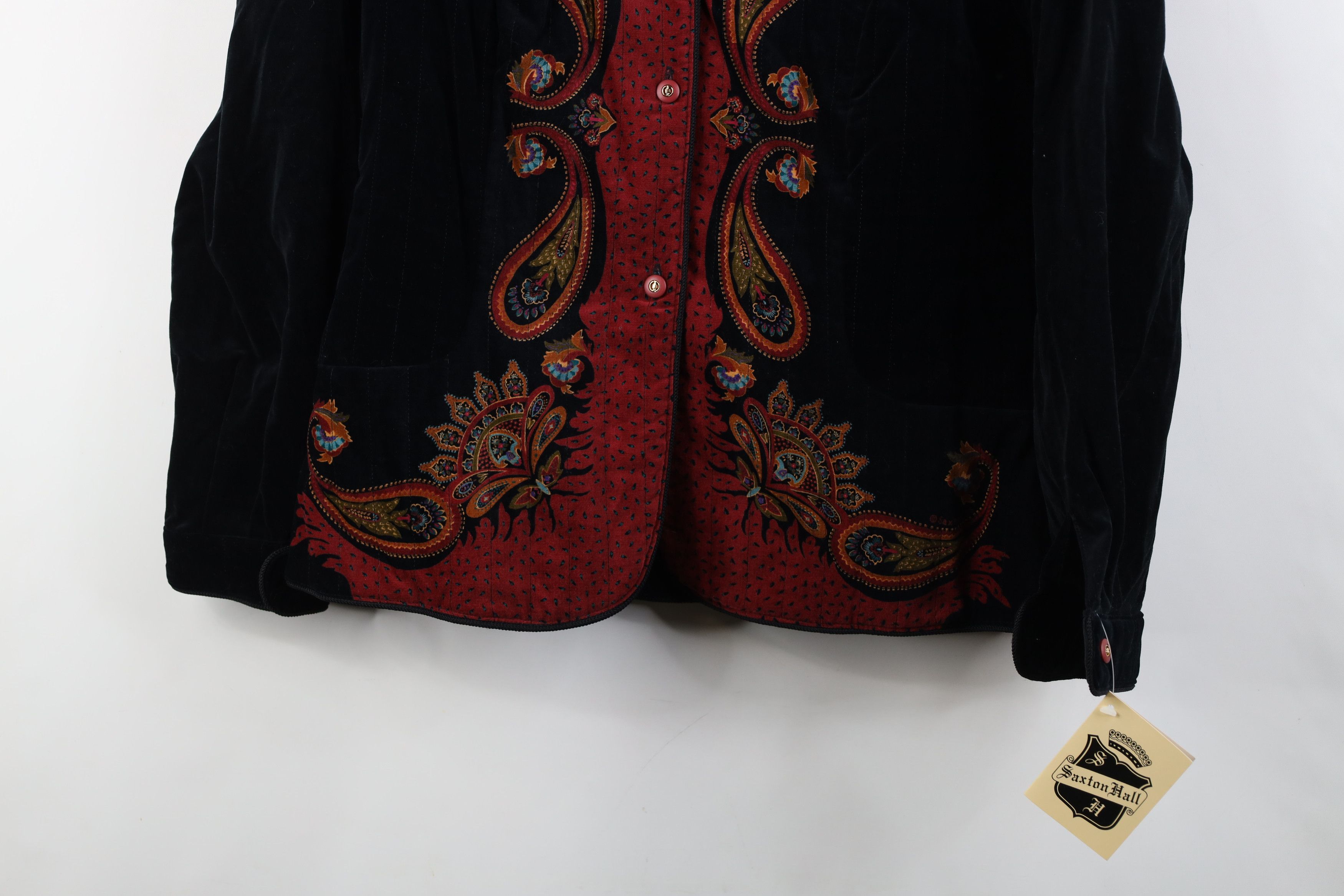 Vintage Deadstock Vintage 70s Streetwear Velour Quilted Jacket Size L / US 10 / IT 46 - 3 Thumbnail
