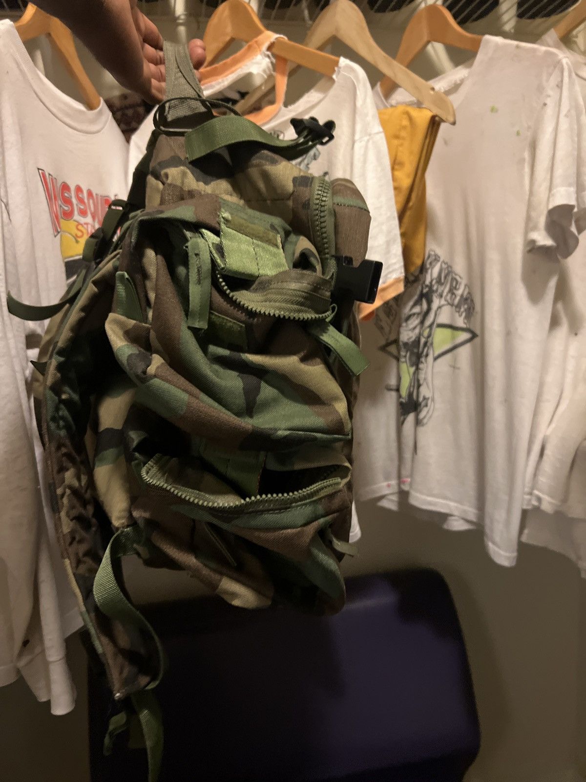 Vintage VINTAGE MILITARY CARGO BACKPACK Size ONE SIZE - 3 Thumbnail