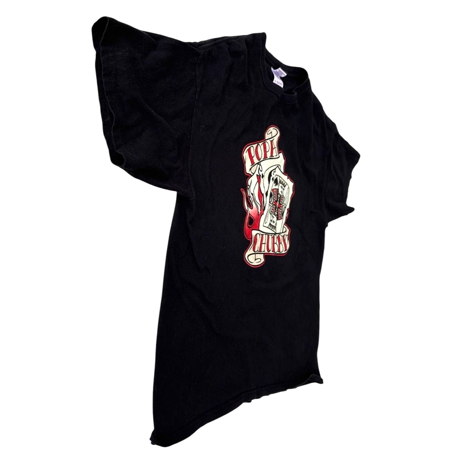 Gildan × Vintage VTG 90s Popa Chubby T Shirt XL Black Blues Guitar Muscle Roc Size US XL / EU 56 / 4 - 5 Thumbnail
