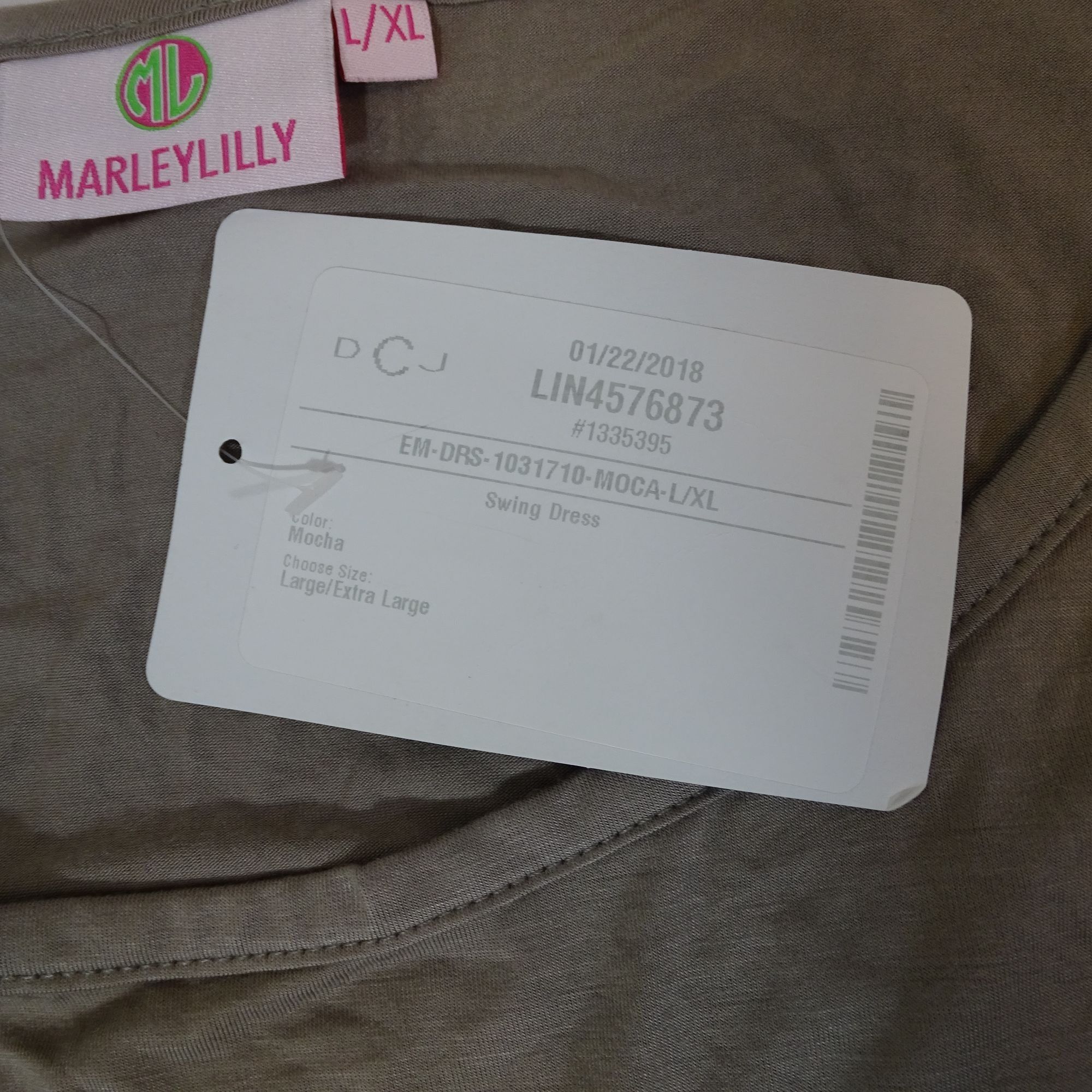 Other Marleylilly Women Brown Swing Dress Size L XL Long Sleeve Size L / US 10 / IT 46 - 6 Thumbnail