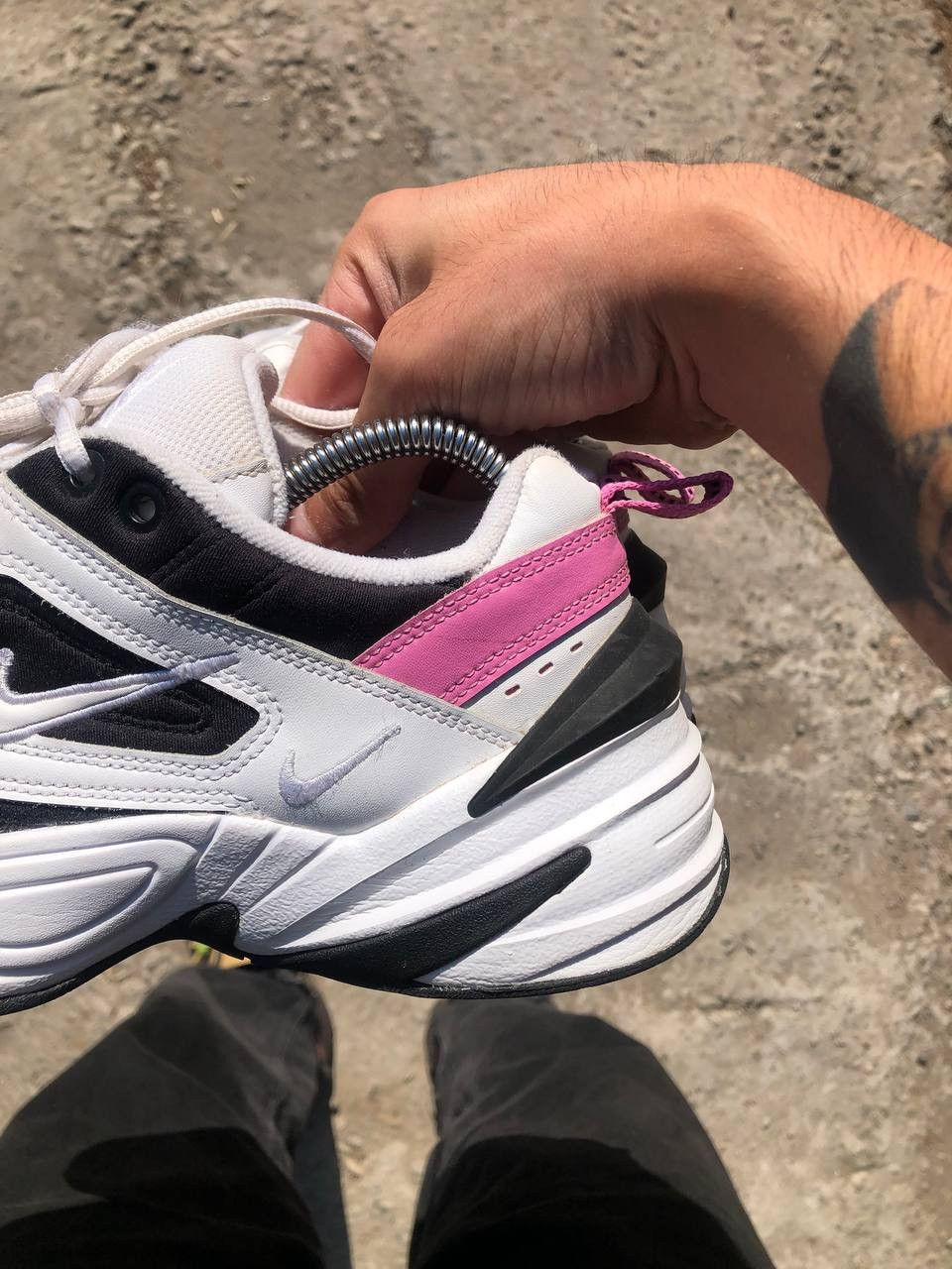Nike × Vintage VERY RARE NIKE TEKNO M2K SNEAKERS JAPAN STYLE Y2K DRILL 90s Size US 6.5 / EU 39-40 - 9 Thumbnail