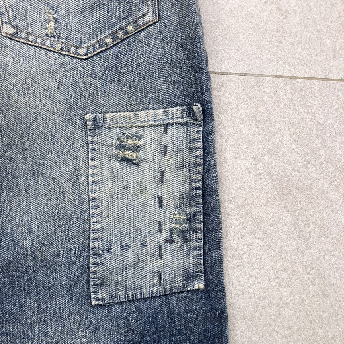 Japanese Brand CIRCUM Embroidery Patchwork Pant Kapital Archive Inspired Size US 33 - 10 Thumbnail