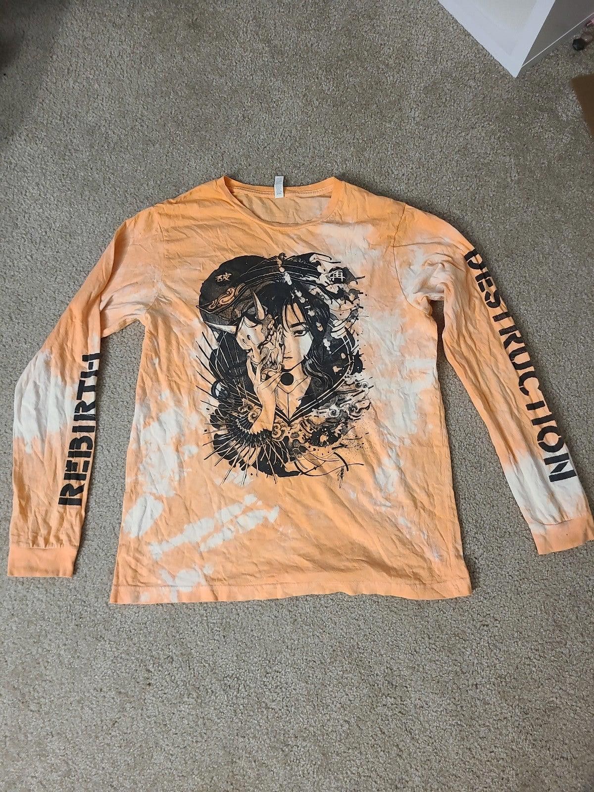 Other Hvy Blk Destruction Rebirth Manga Long Sleeve Tye Dye Tee Size US XL / EU 56 / 4 - 1 Thumbnail