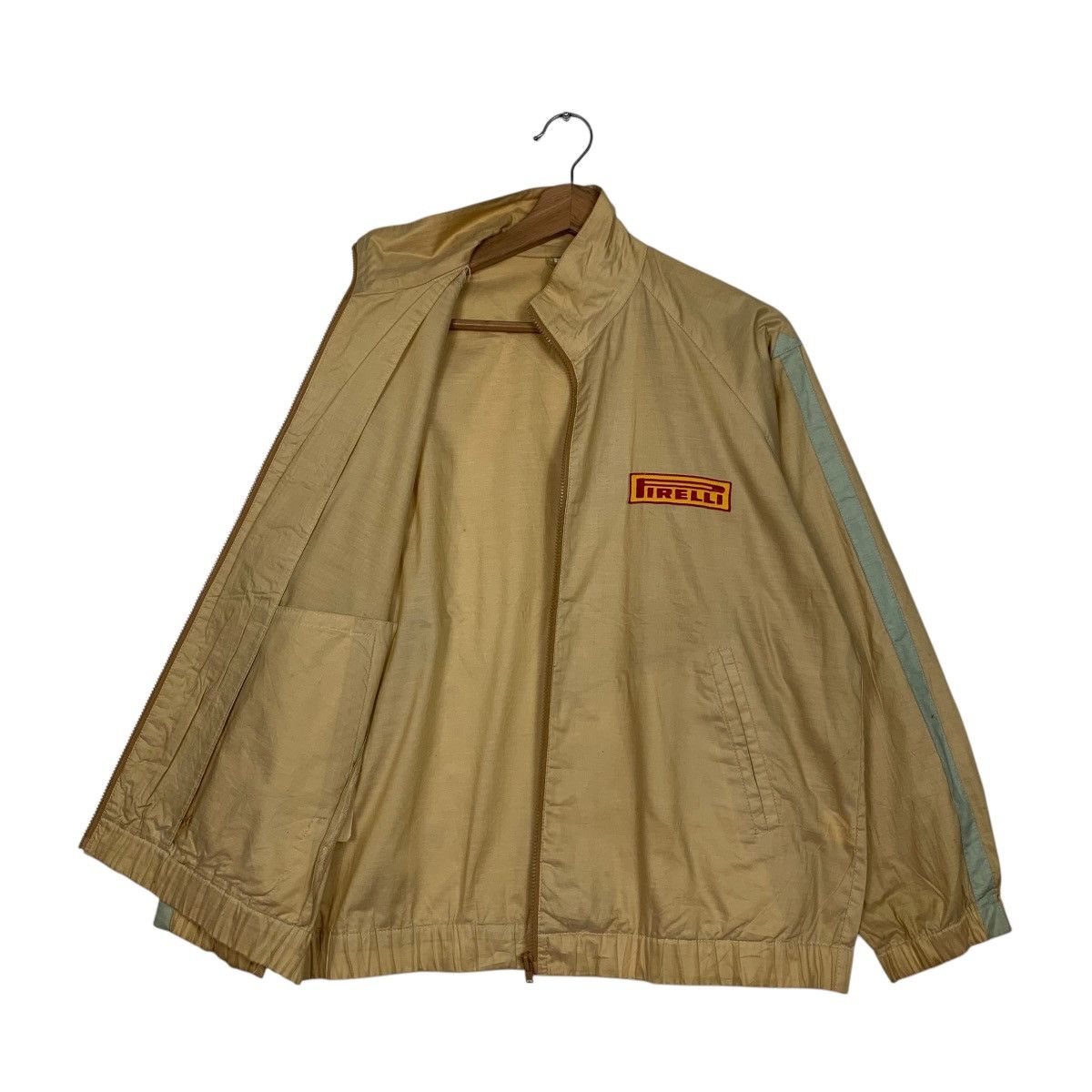 Pirelli Vintage 90s PIRELLI Embroidery Logo Cotton Jacket #2798-C126 Size US M / EU 48-50 / 2 - 9 Thumbnail