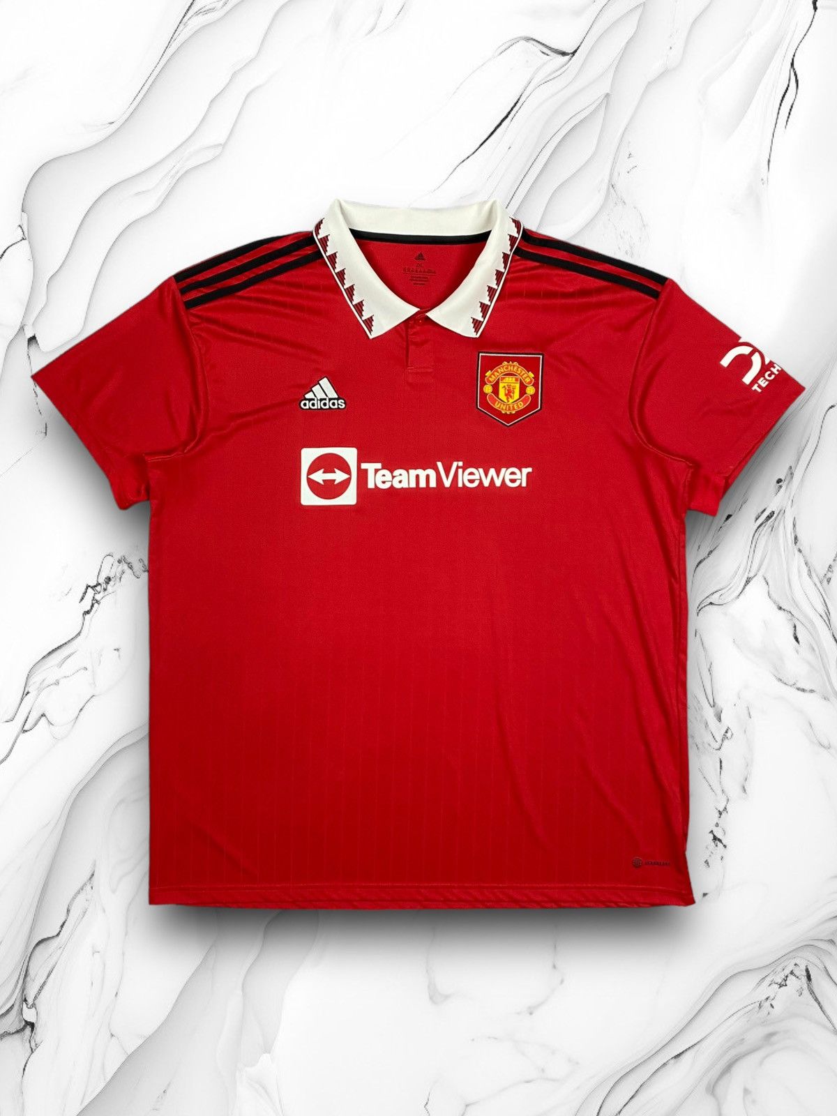 Adidas Adidas Manchester United 2022 - 2023 Soccer Jersey Size US XXL / EU 58 / 5 - 1 Thumbnail