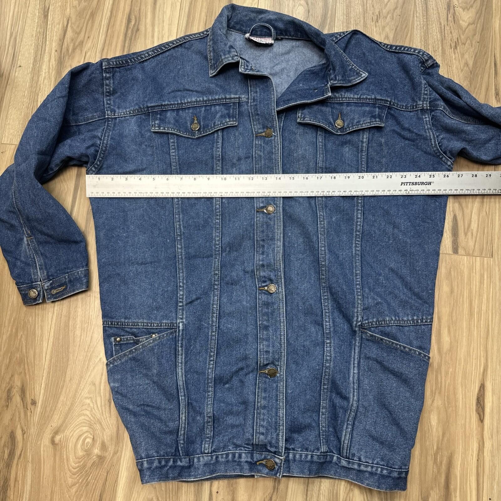 Other Vintage 90s Weather Blue Denim Medium Jacket Size US M / EU 48-50 / 2 - 4 Thumbnail