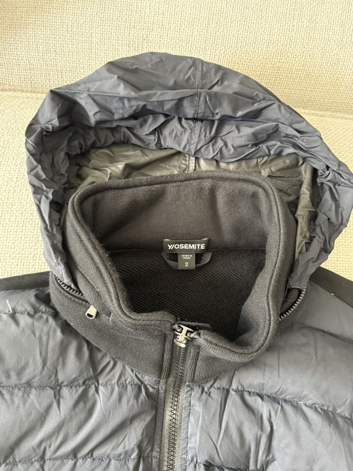 James Perse James Perse Y/Osemite Hybrid Down Hoodie — Black | Size 2 M Size US M / EU 48-50 / 2 - 4 Thumbnail