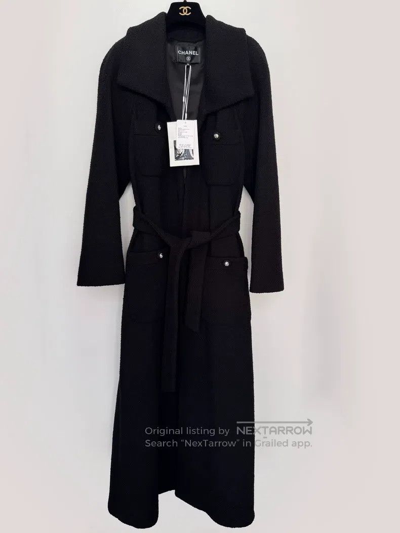 Chanel Chanel Four-pocket black long jacket Size XS / US 0-2 / IT 36-38 - 1 Thumbnail