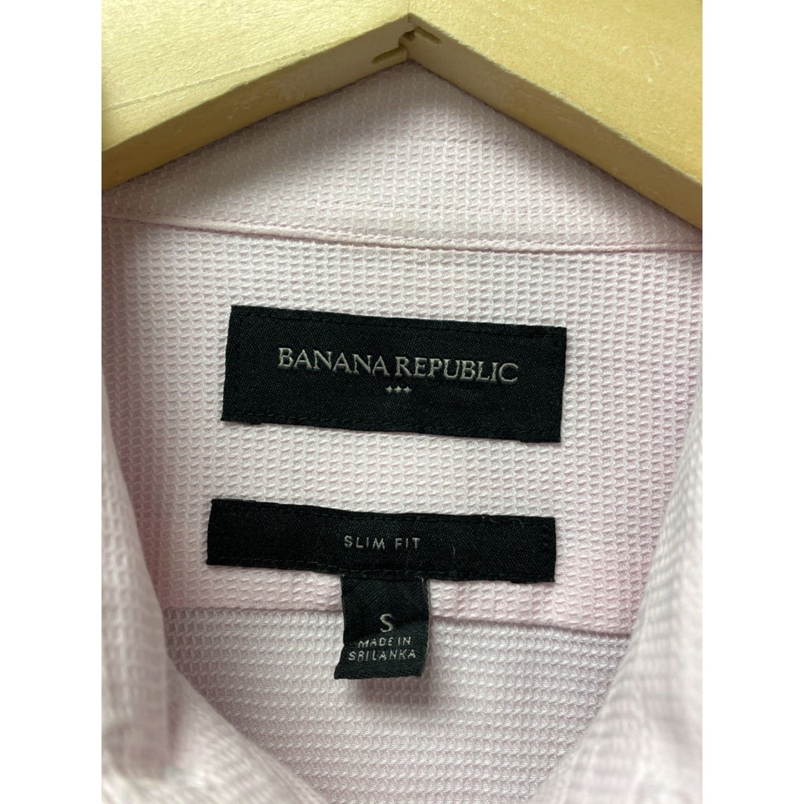 Banana Republic Banana Republic Button-Up Shirt Men Small Pink Slim Fit Long Sleeve Shirt Size US S / EU 44-46 / 1 - 6 Thumbnail