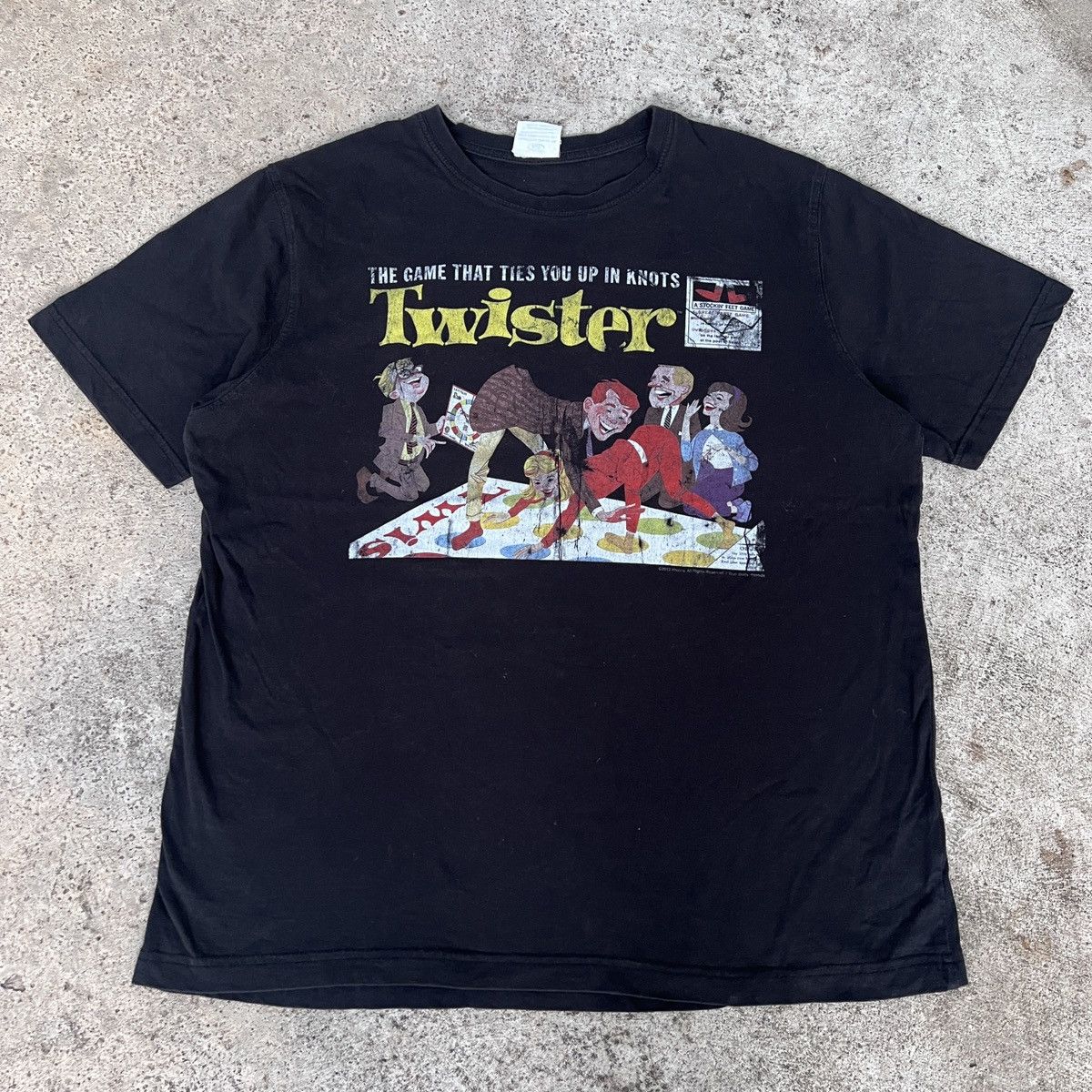 The Game Vintage Y2K Twister Board Game Streetwear Graphic Tee Size US L / EU 52-54 / 3 - 2 Thumbnail
