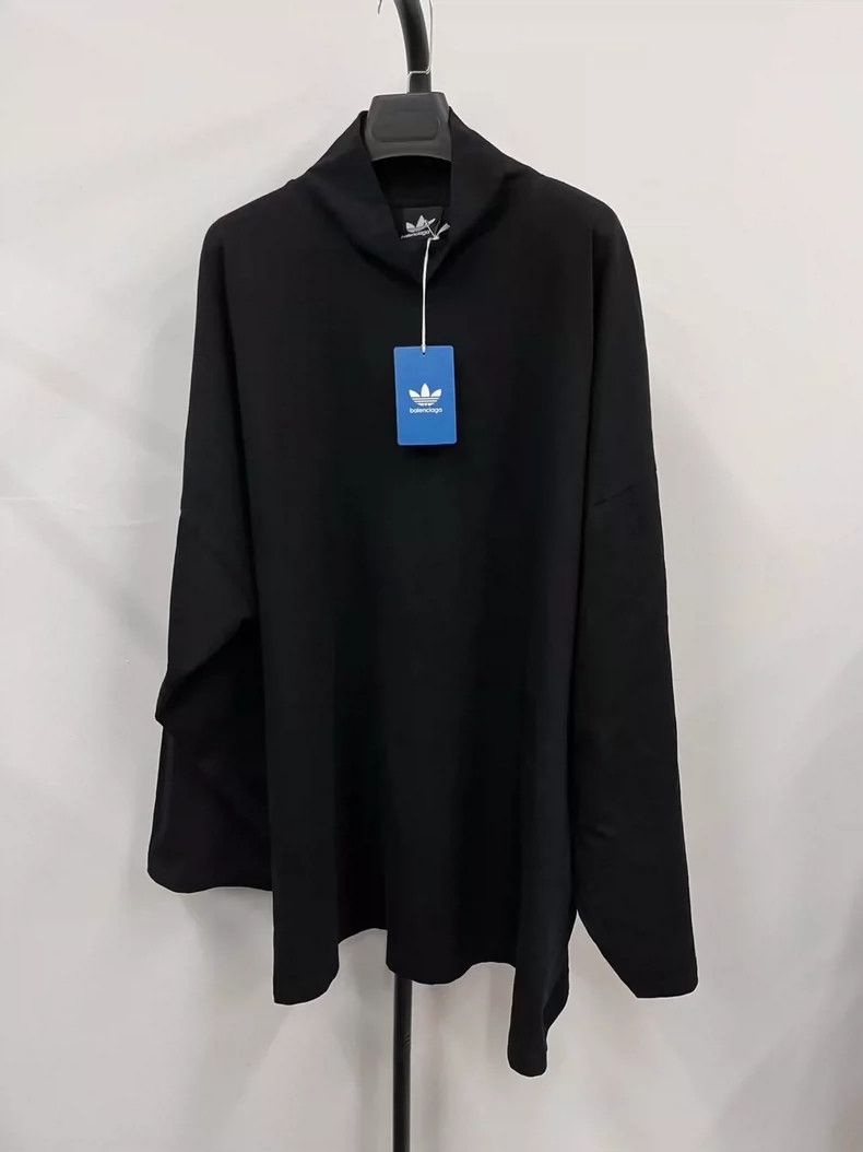 Balenciaga Embroidered Adi Solid Logo Printed Long Sleeve
