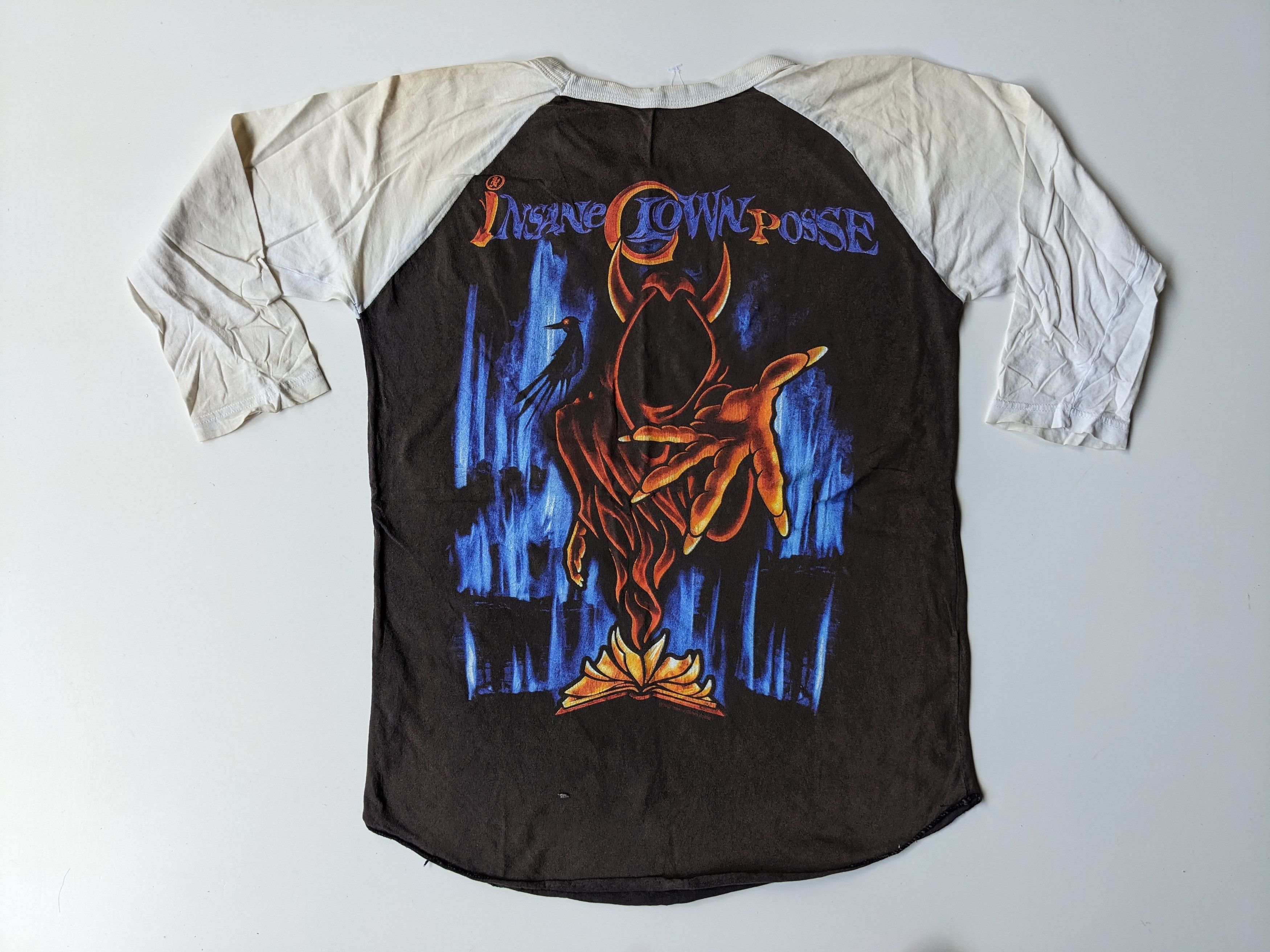 Rap Tees Vintage 2003 Insane Clown Posse 3Q raglan Size US S / EU 44-46 / 1 - 2 Thumbnail