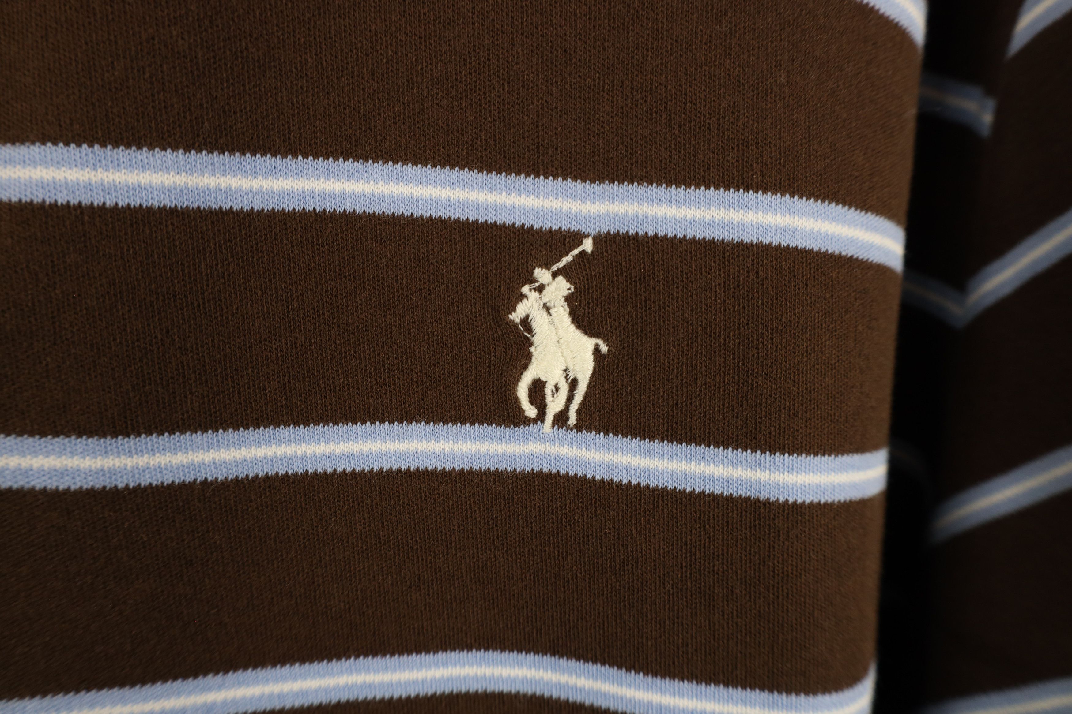 Ralph Lauren × Vintage Vintage 90s Ralph Lauren Soft Touch Cotton Polo Shirt Size US L / EU 52-54 / 3 - 4 Thumbnail