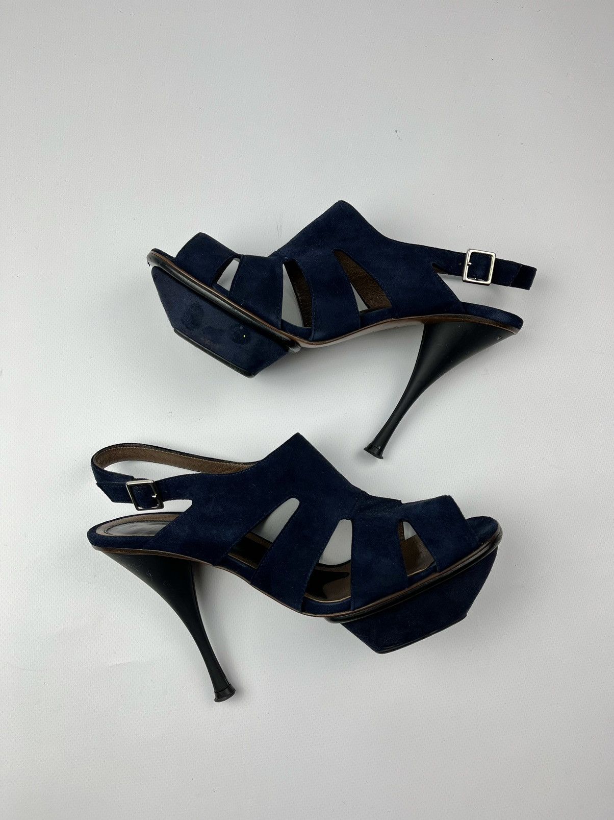 Marni Marni high heel suede sandals shoes Size US 10 / IT 40 - 1 Thumbnail