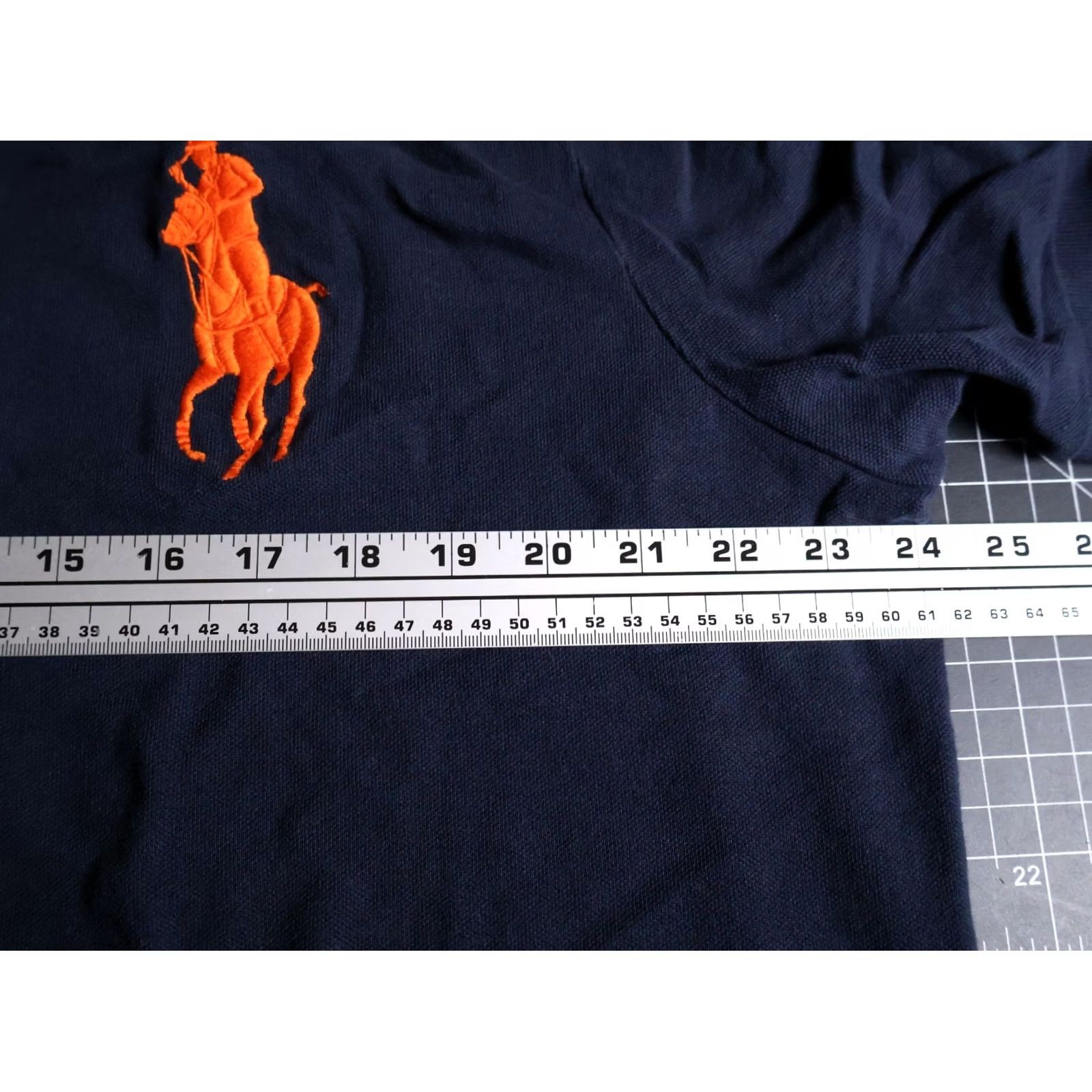 Polo Ralph Lauren Polo Ralph Lauren Shirt Men's 2XL Blue Orange Green #3 Custom Fit Big Pony Polo Shirt Size US XXL / EU 58 / 5 - 5 Thumbnail