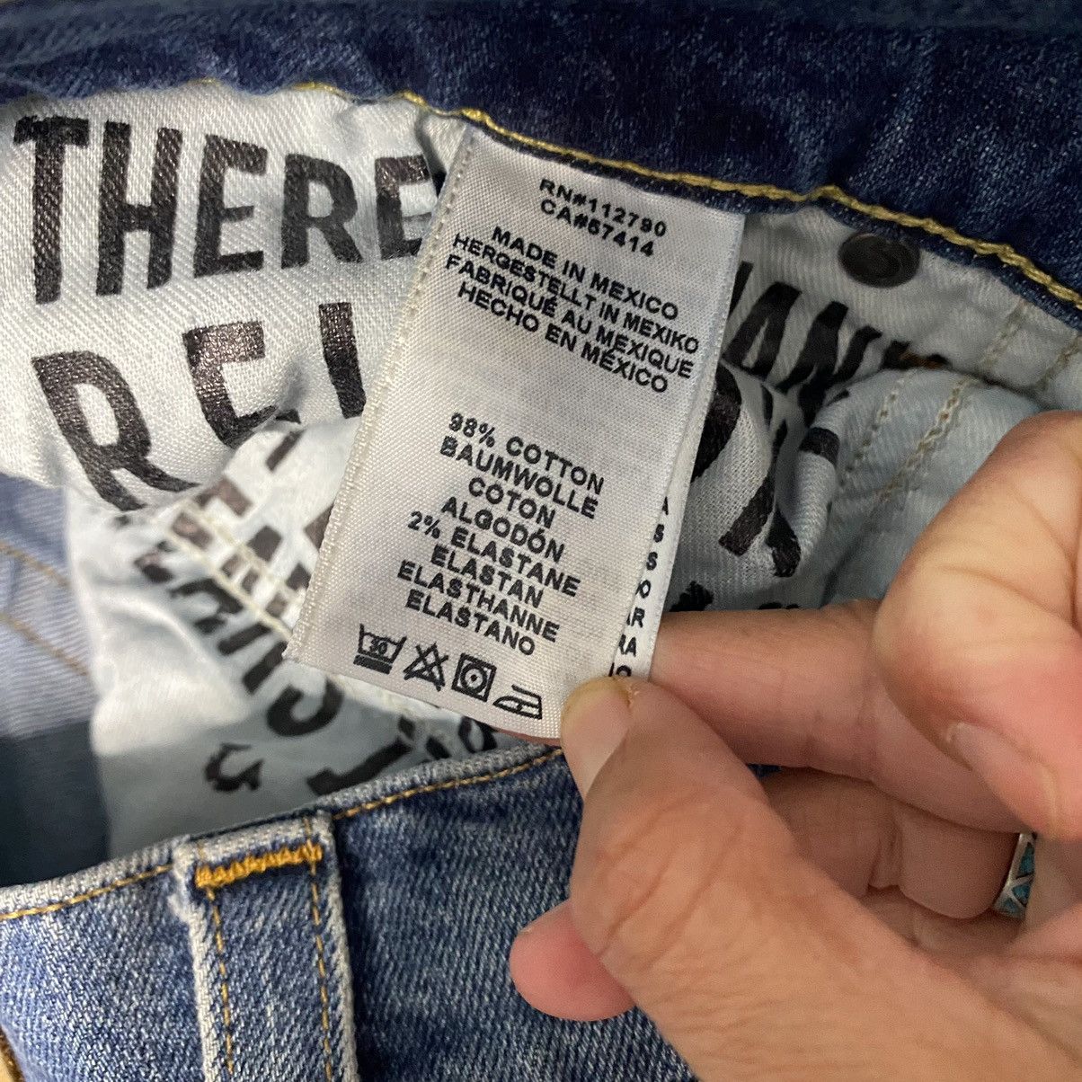 True Religion True Religion Jeans 33x33 Flap Pockets Denim Size US 33 - 8 Thumbnail