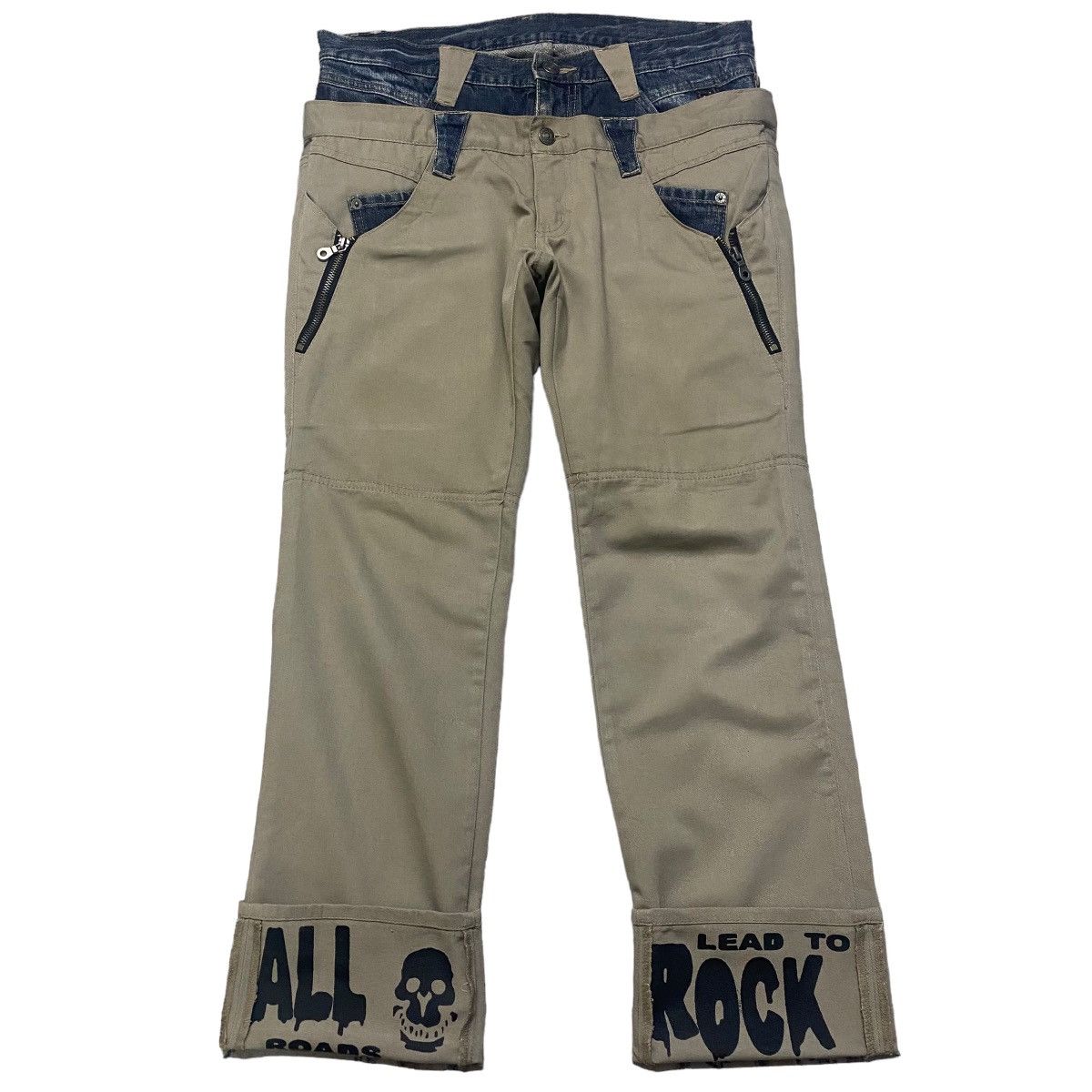 PPFM PPFM Denim Double Waist Pants Size US 32 / EU 48 - 2 Thumbnail