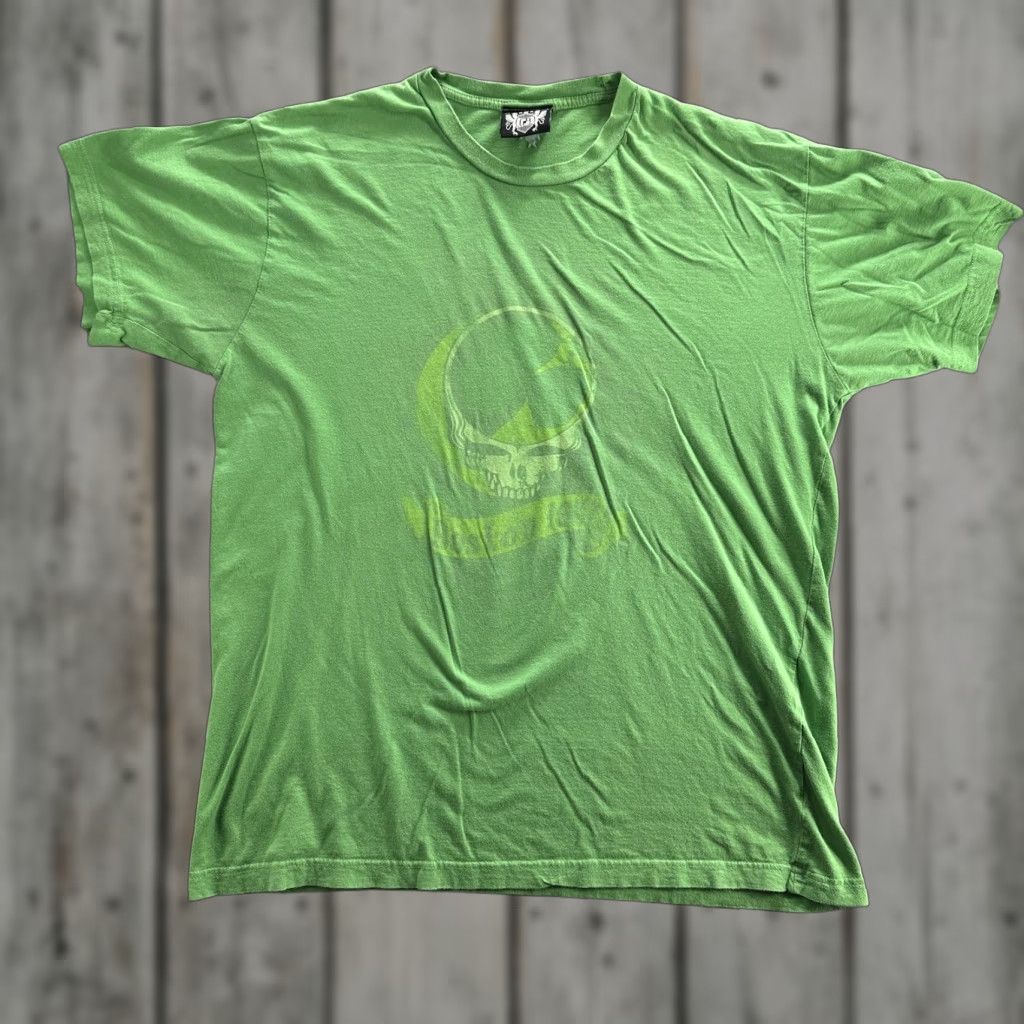 Ripple Junction VINTAGE Ripple Junction Grateful Dead T-Shirt Mens Large Short Sleeve Crew Neck Green Music Skull 1973 Boston Graphic Tee Size US L / EU 52-54 / 3 - 1 Thumbnail