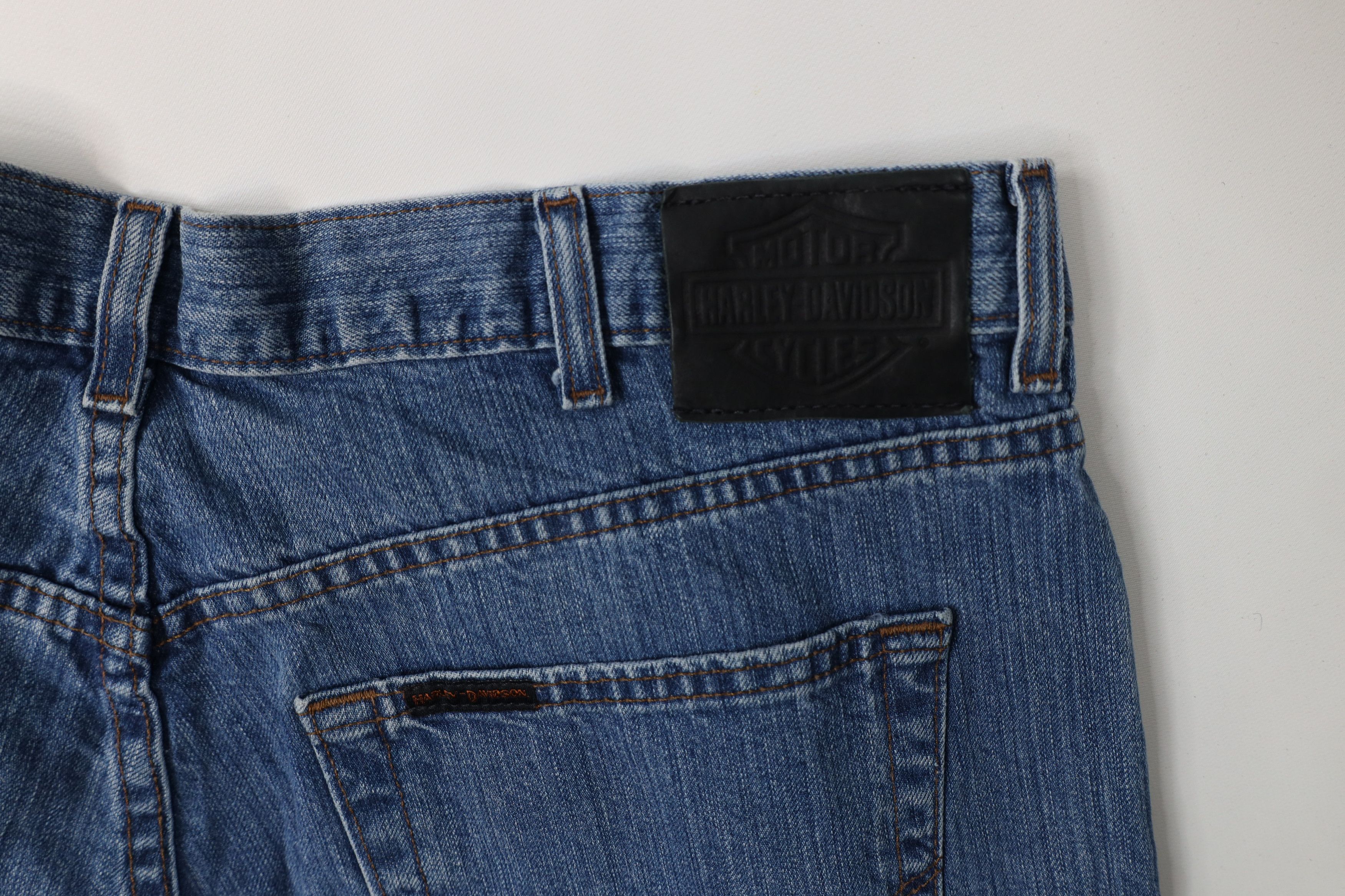 Harley Davidson Vintage Harley Davidson Motorcycles Wide Leg Denim Jeans Size US 38 / EU 54 - 15 Thumbnail