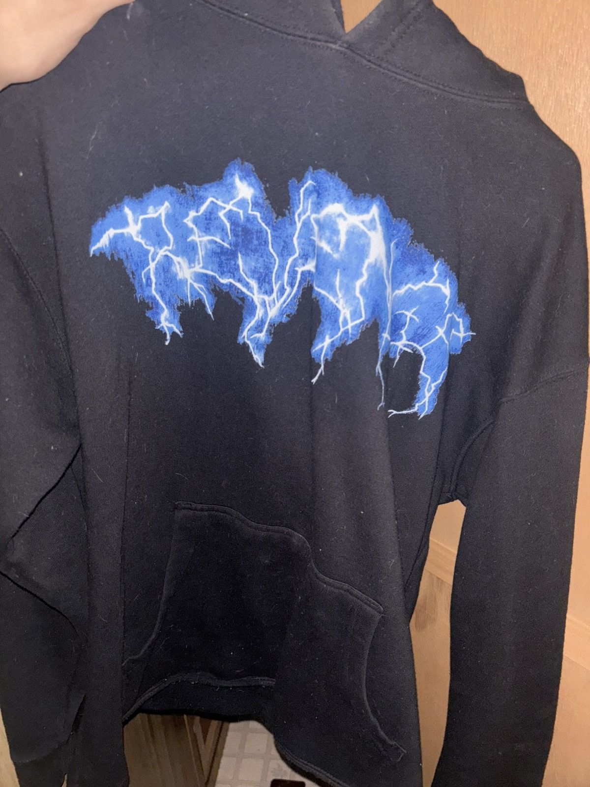 Revenge Blue Lightning Hoodie