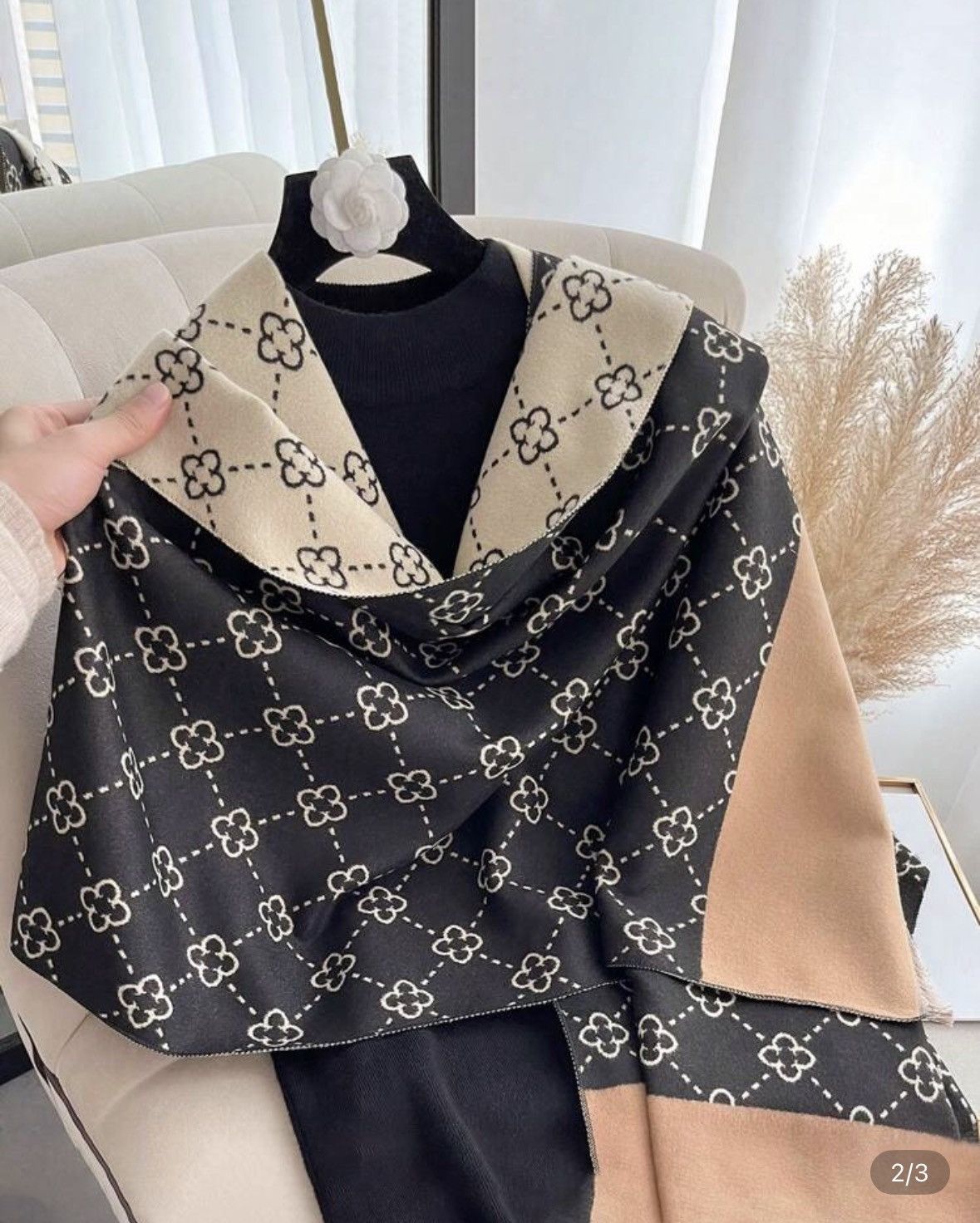 & Other Stories Cashmere Shawl Size ONE SIZE - 2 Thumbnail