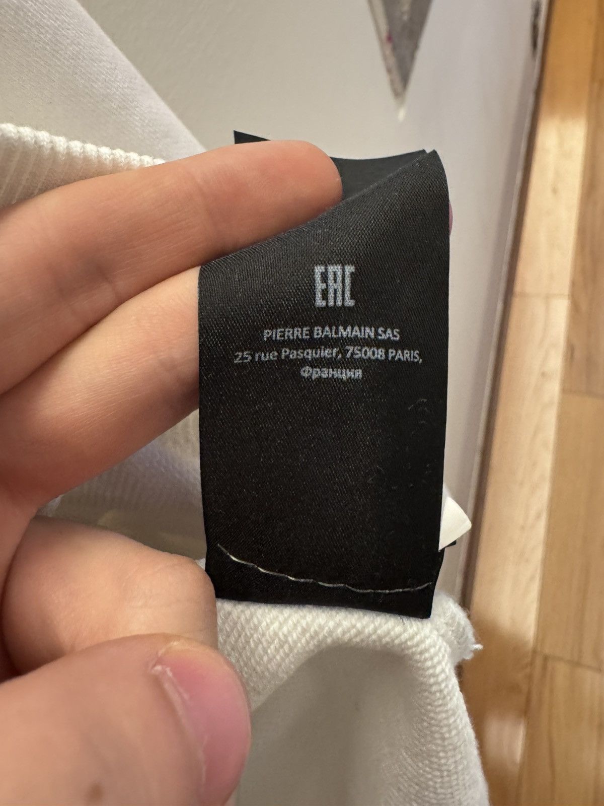 Balmain Balmain Paris White Logo Size US M / EU 48-50 / 2 - 8 Thumbnail