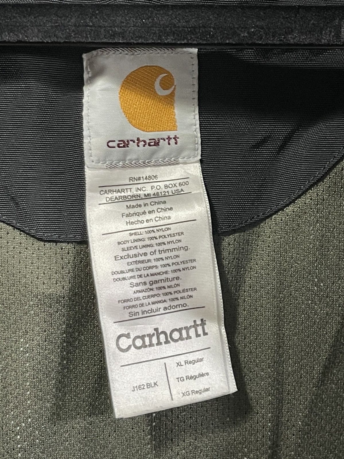 Carhartt Rain jacket Size US XL / EU 56 / 4 - 10 Thumbnail