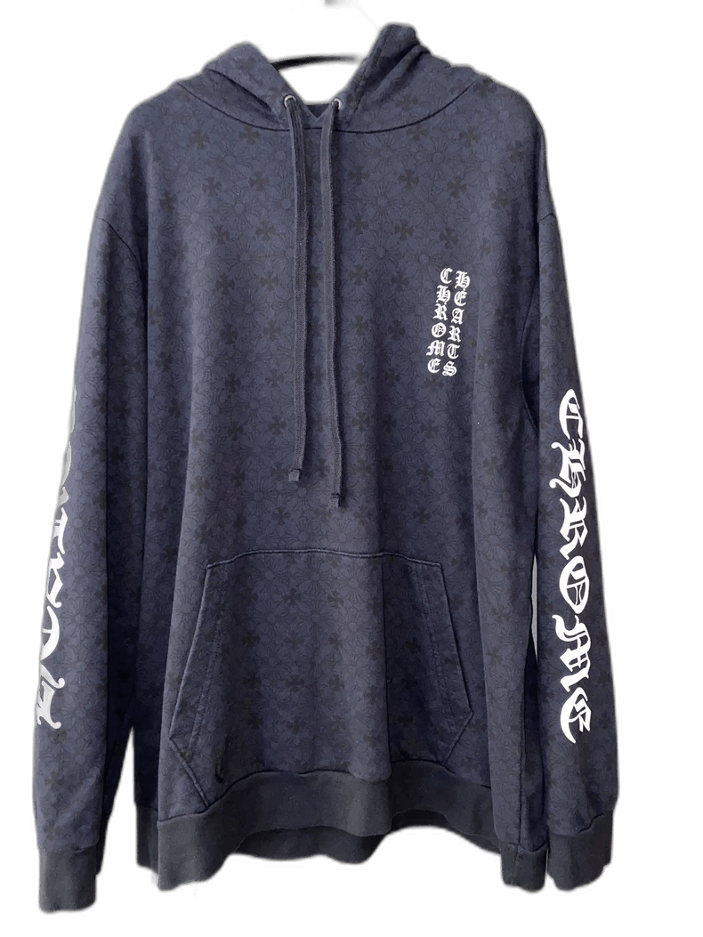 Chrome Hearts Chrome Hearts Logo Print Hoodie Sweatshirt Size US L / EU 52-54 / 3 - 1 Thumbnail