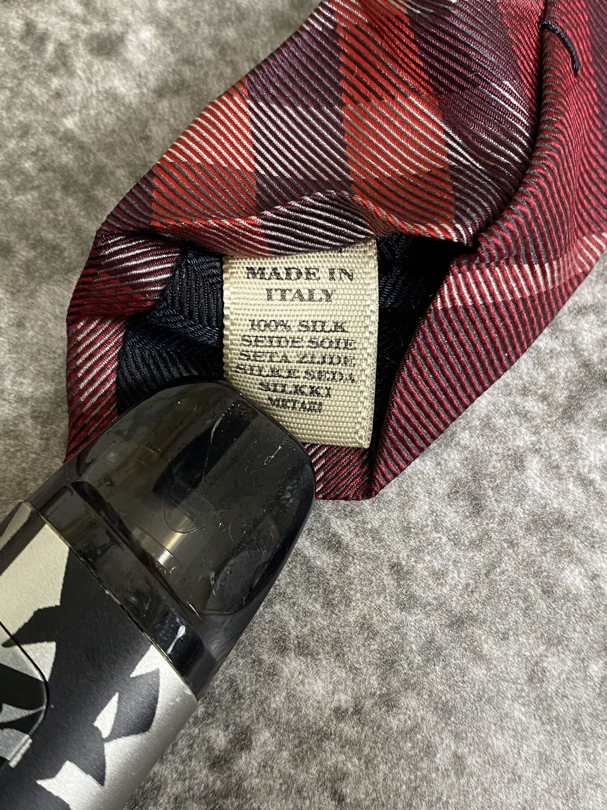 Burberry Vintage Burberry Nova Check Silk Tie Size ONE SIZE - 6 Thumbnail
