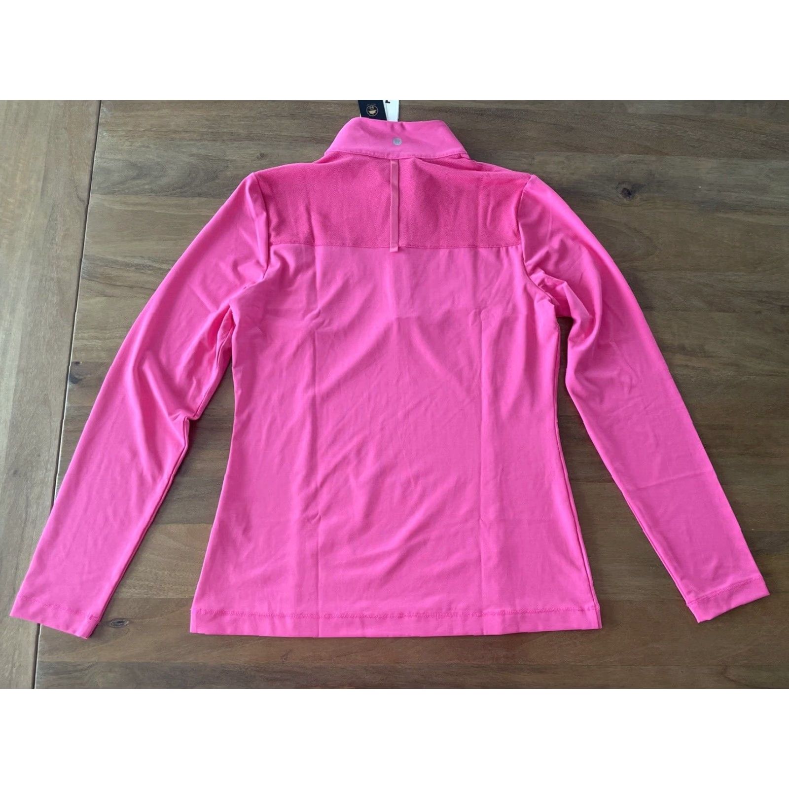 Pinko EP NY New York 1/4 Zip Sweatshirt Womens Small Pink UV 50+ Pullover Golf Sweater Shirt Jacket Womens Small Pink UV 50+ Pullover Golf Sweater Size S / US 4 / IT 40 - 2 Thumbnail