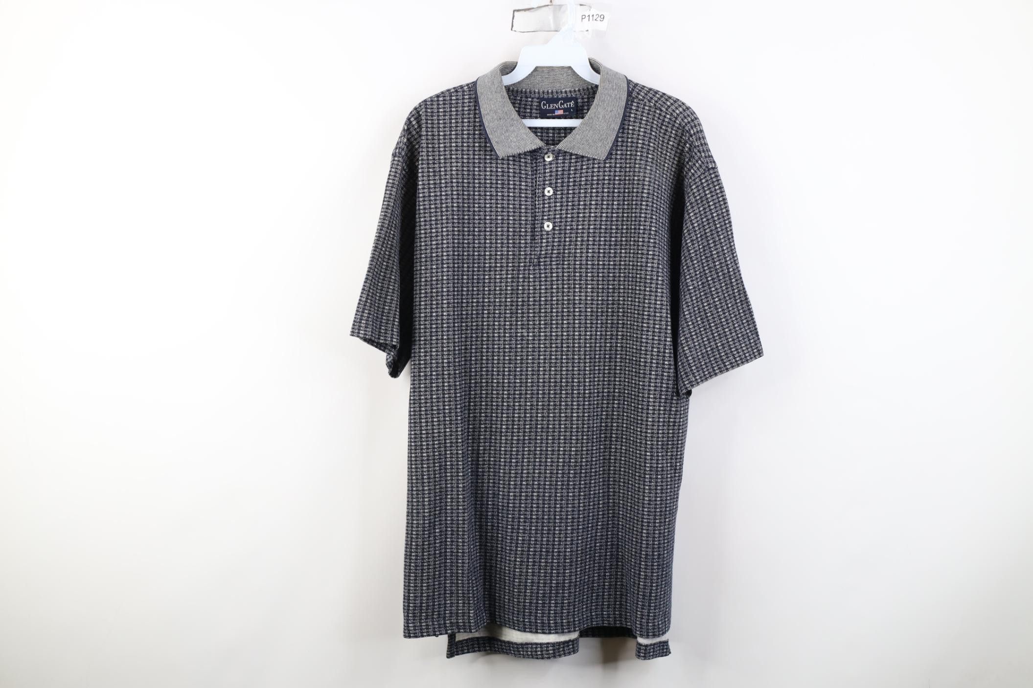 Vintage Vintage 90s Streetwear Fit Knit Collared Golf Polo Shirt USA Size US L / EU 52-54 / 3 - 1 Thumbnail