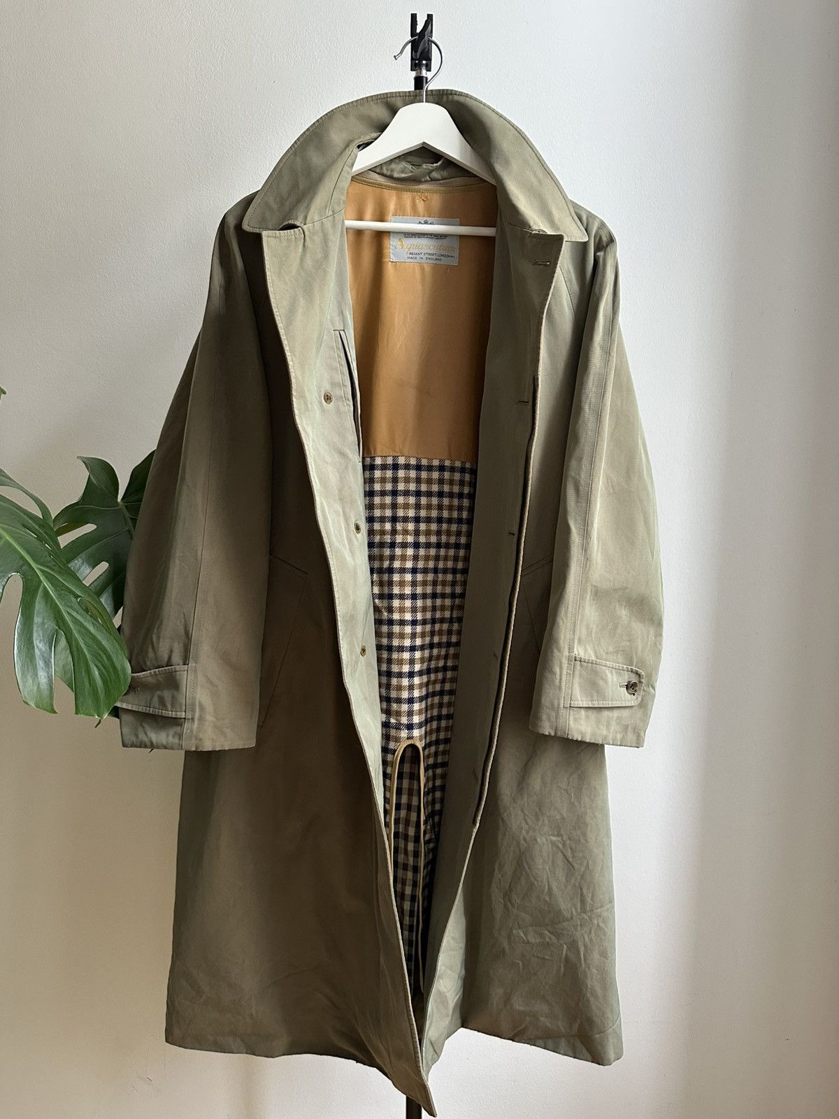 Aquascutum Aquascutum Vintage 80s 2/1 Rare Luxury Trench Coat Size US S / EU 44-46 / 1 - 1 Thumbnail