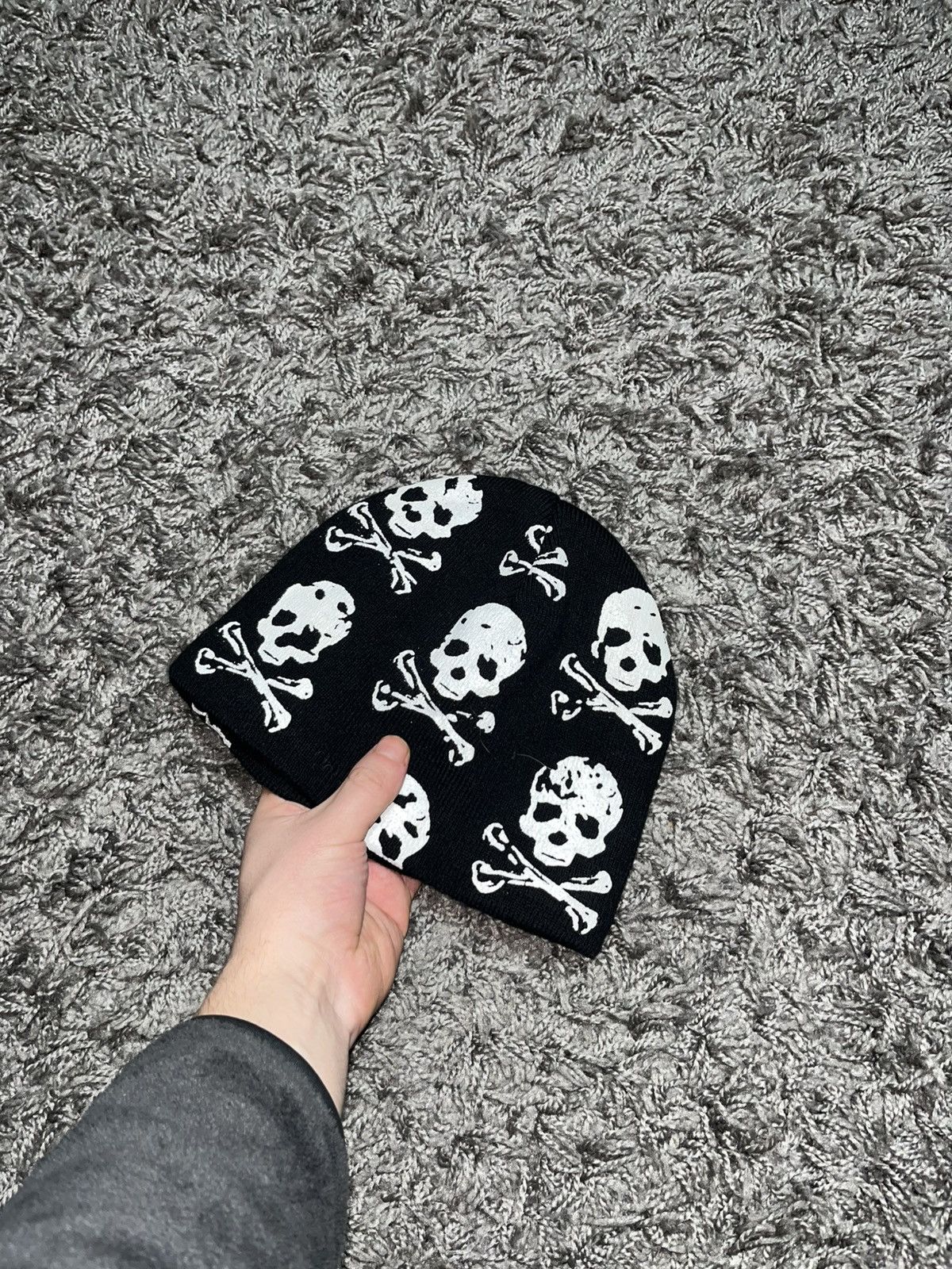 Vintage SKULL BONES Y2K COTTON PUNK EMO ROCK HAT Size ONE SIZE - 2 Thumbnail