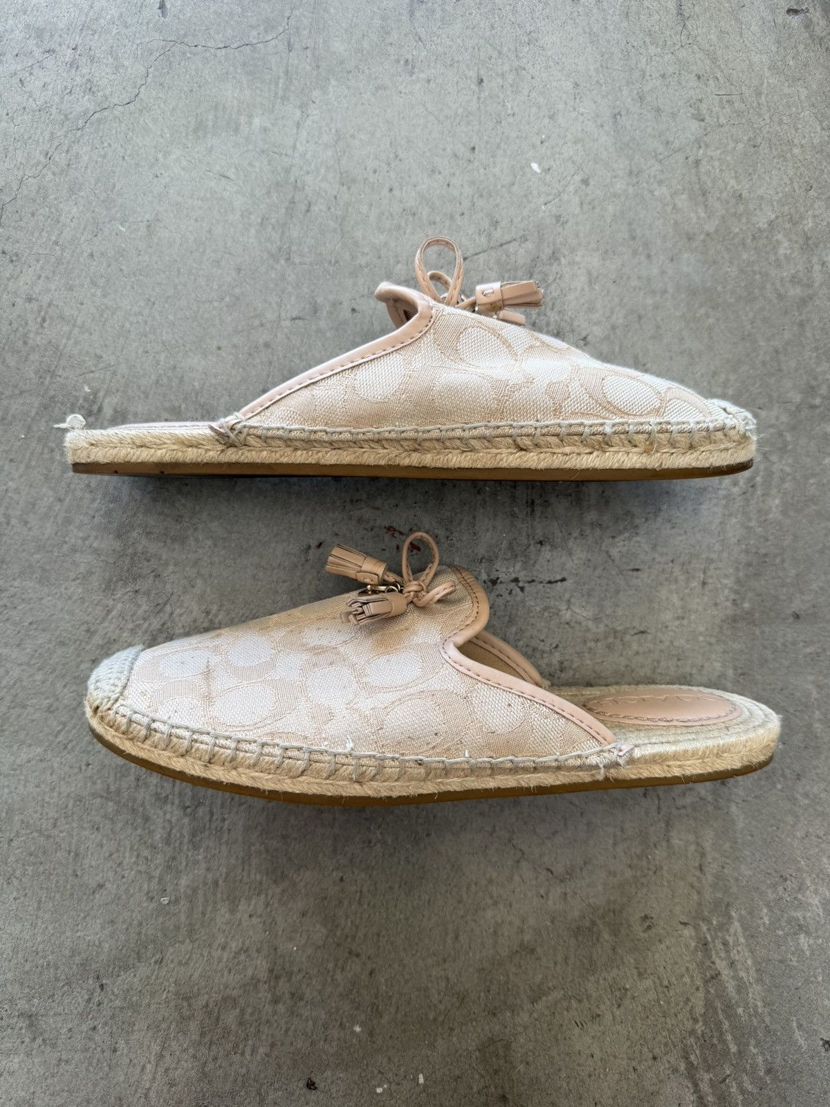 Coach Coach Cassidy Rose Gold Espadrille Mule Size 8 Pre Owned Size US 8 / IT 38 - 2 Thumbnail