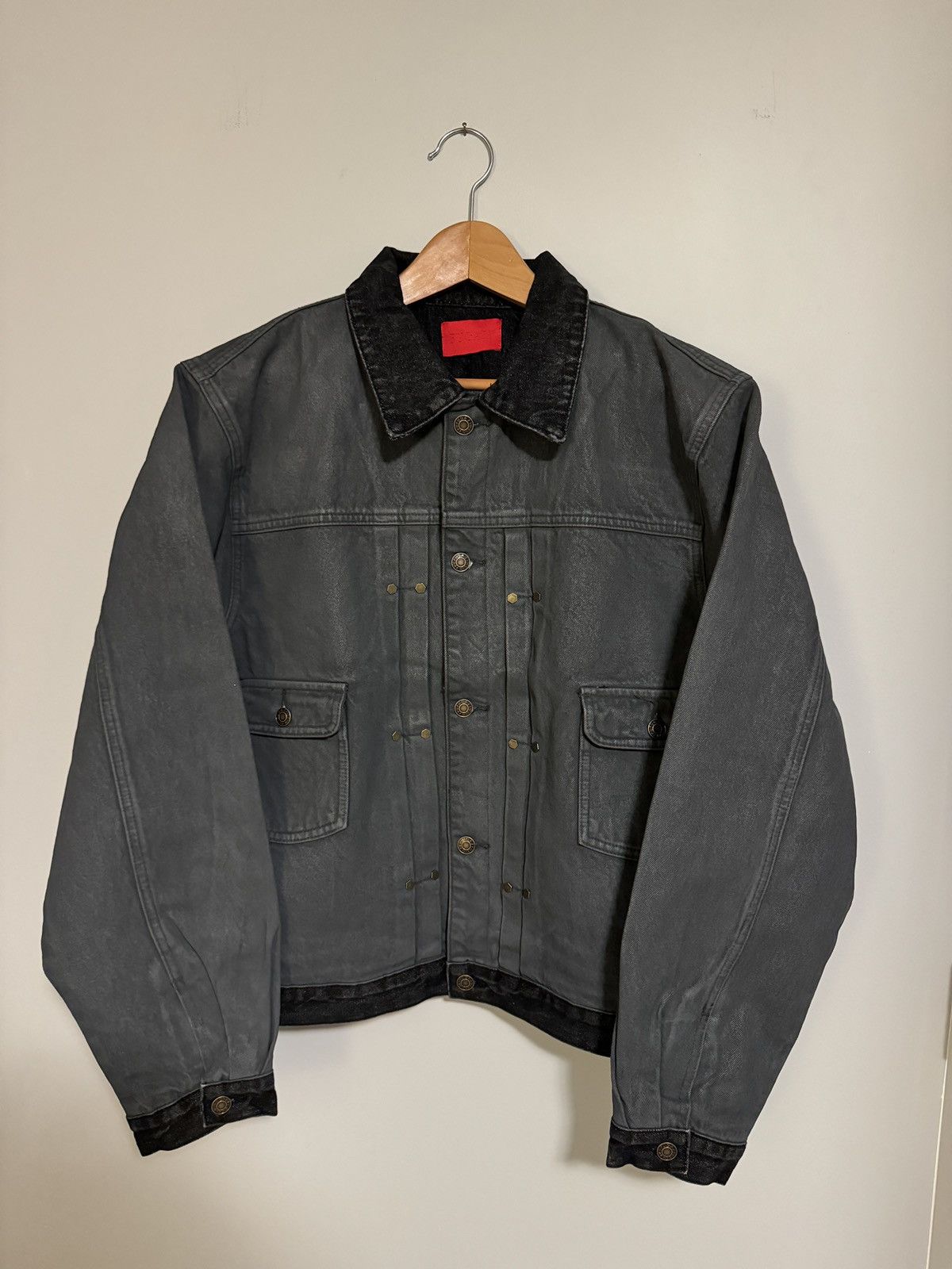Fugazi Fugazi SOOT DENIM JACKET GREY | Grailed