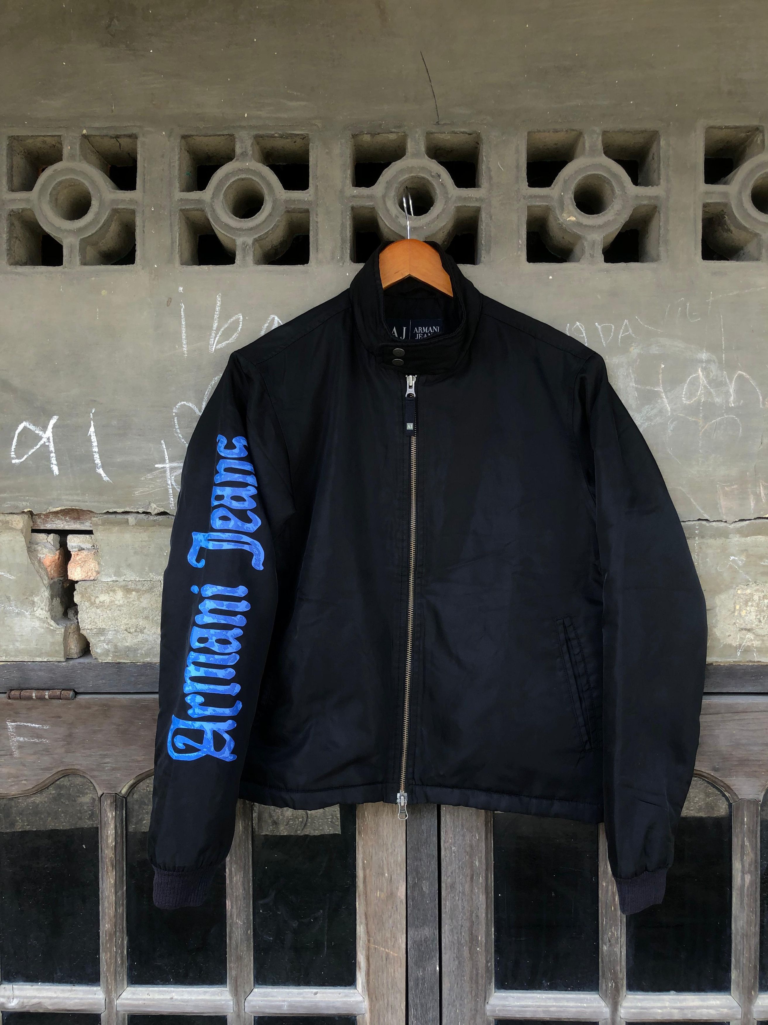 Armani Vintage Armani "Motorcycle" Bomber Jacket Size US M / EU 48-50 / 2 - 2 Thumbnail