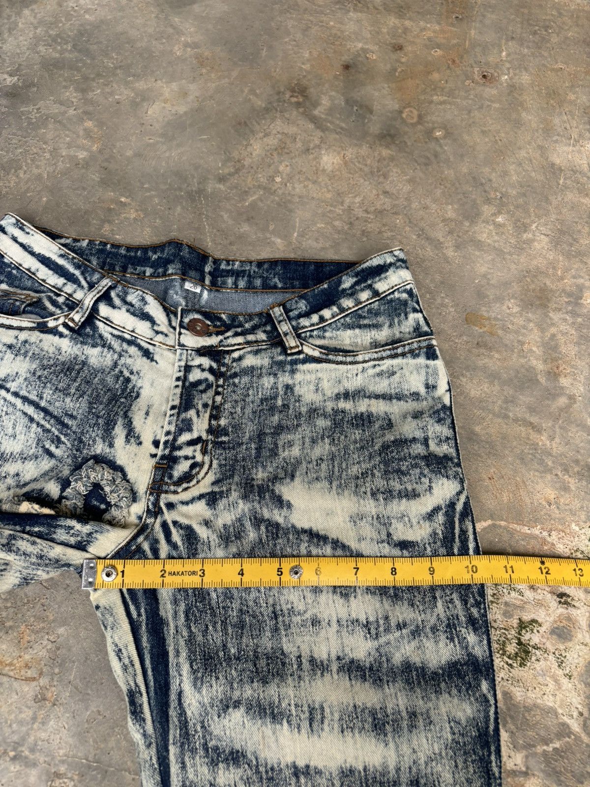 If Six Was Nine Flare Jeans Floral Ifsixwasnine Lgb Style Bootcut Size US 29 - 11 Thumbnail