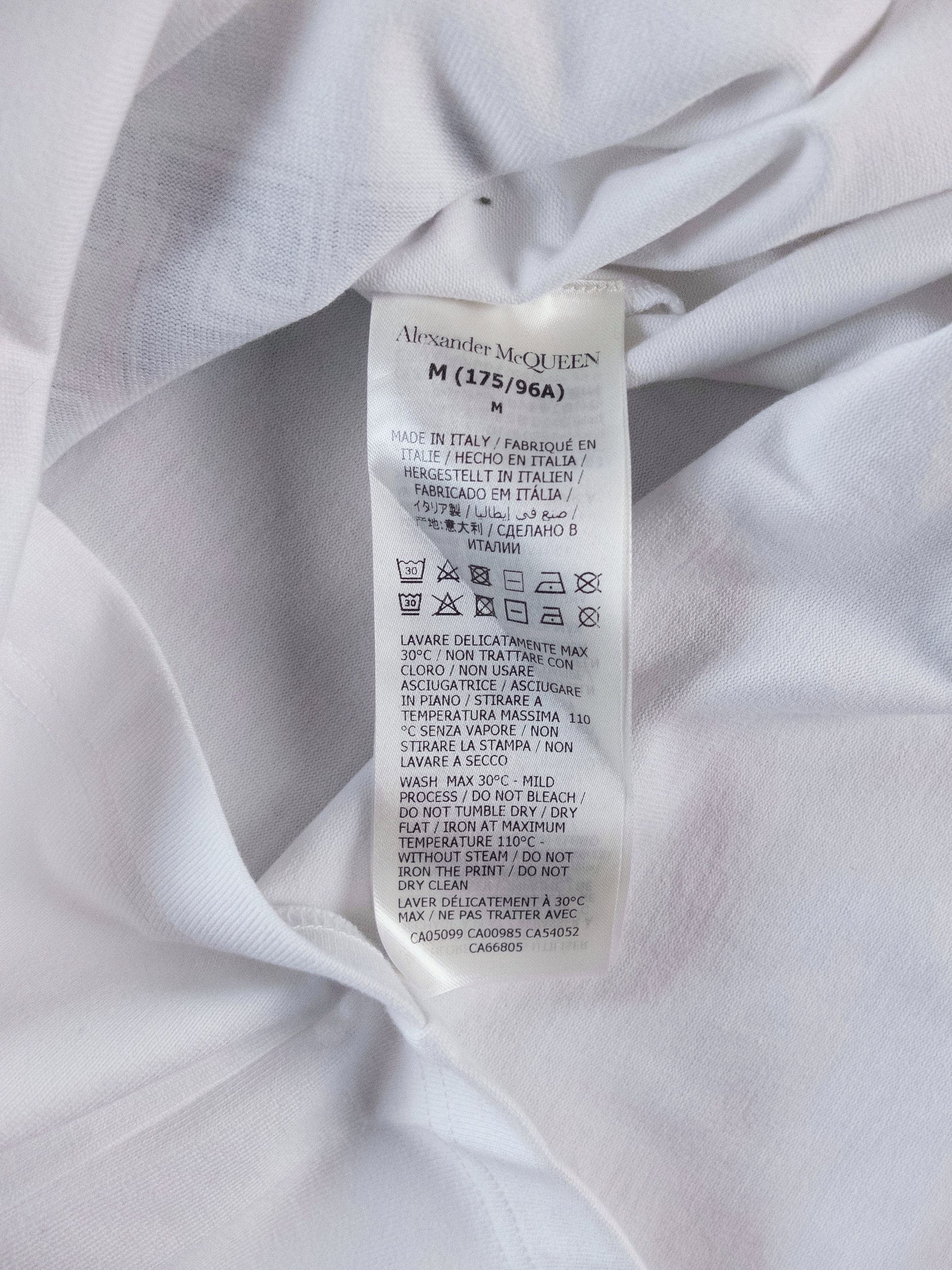 Alexander McQueen ALEXANDER MCQUEEN white regular fit Skull t-shirt Medium q Size US M / EU 48-50 / 2 - 7 Thumbnail