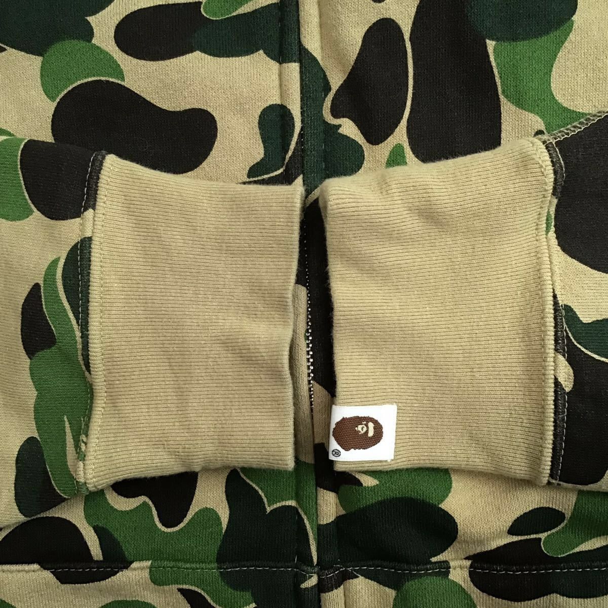 Bape BAPE LOGO ABC CAMO FULL ZIP HOODIE green a bathing ape Size US L / EU 52-54 / 3 - 6 Thumbnail