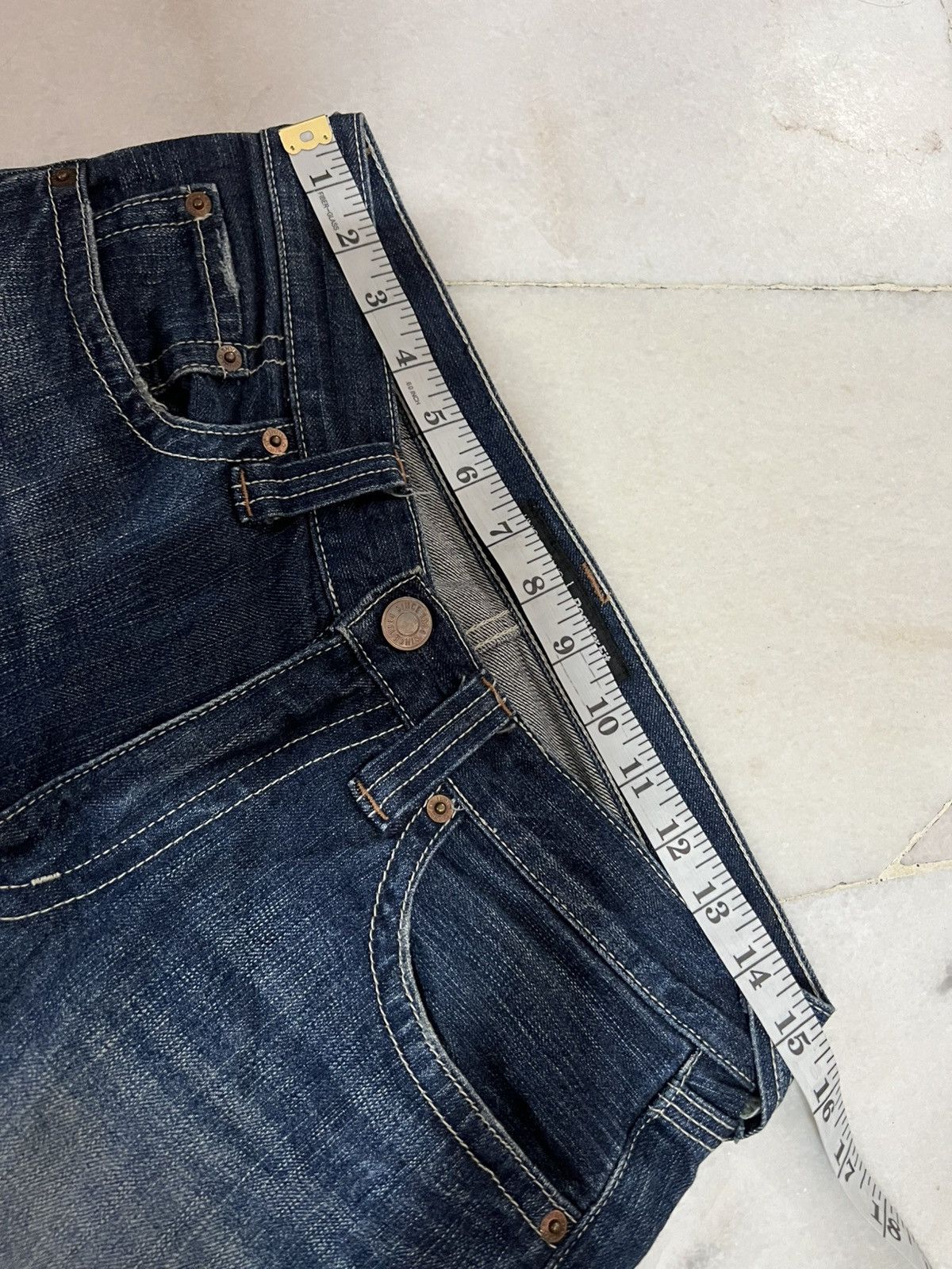 If Six Was Nine × Uniqlo 🌈2000s UNIQLO JEANS FOR MEN BOOTCUT WASHED Size US 30 / EU 46 - 16 Thumbnail