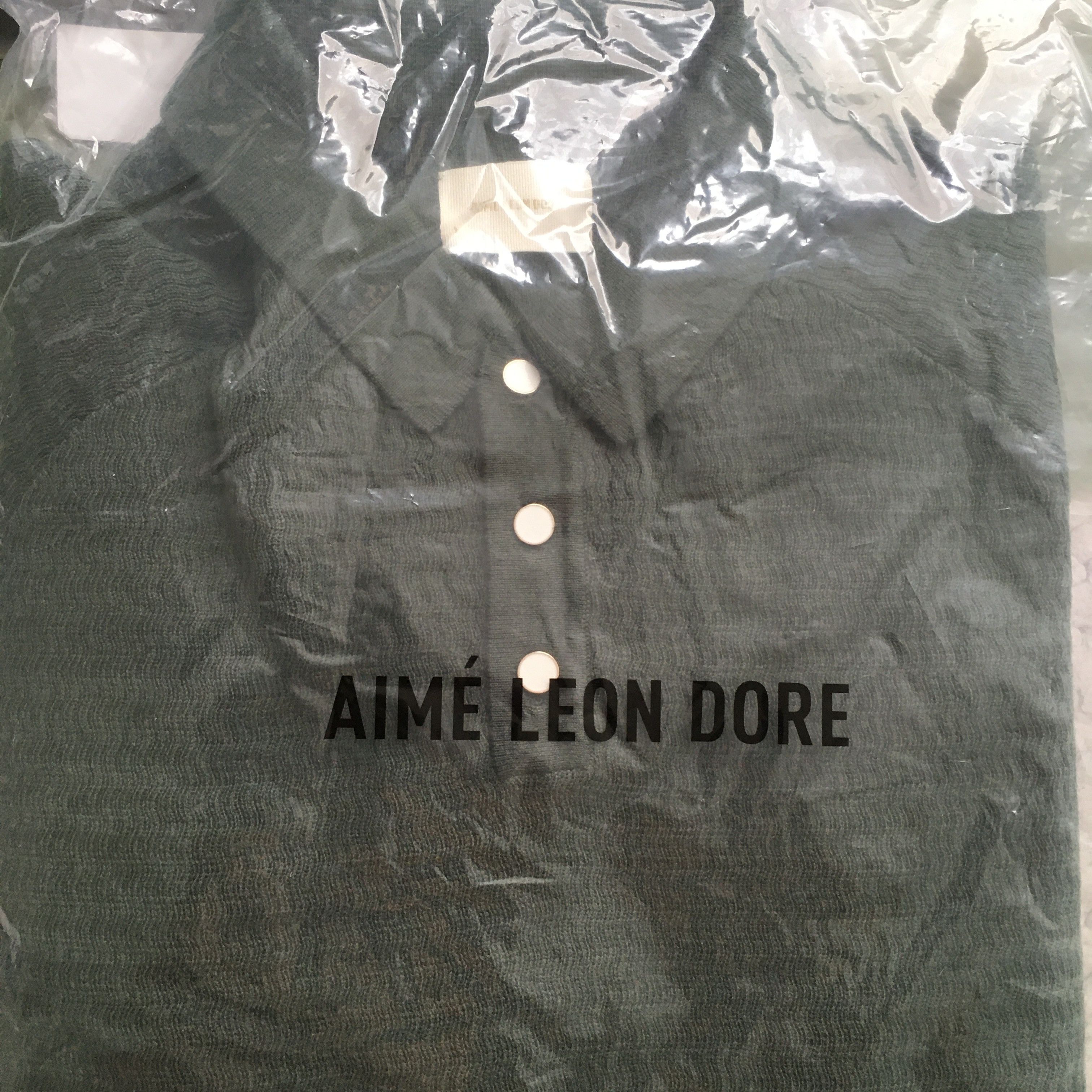 Aime Leon Dore Aimé Leon Dore Long-Sleeve Pearl Button Polo Sweater Size US M / EU 48-50 / 2 - 5 Thumbnail
