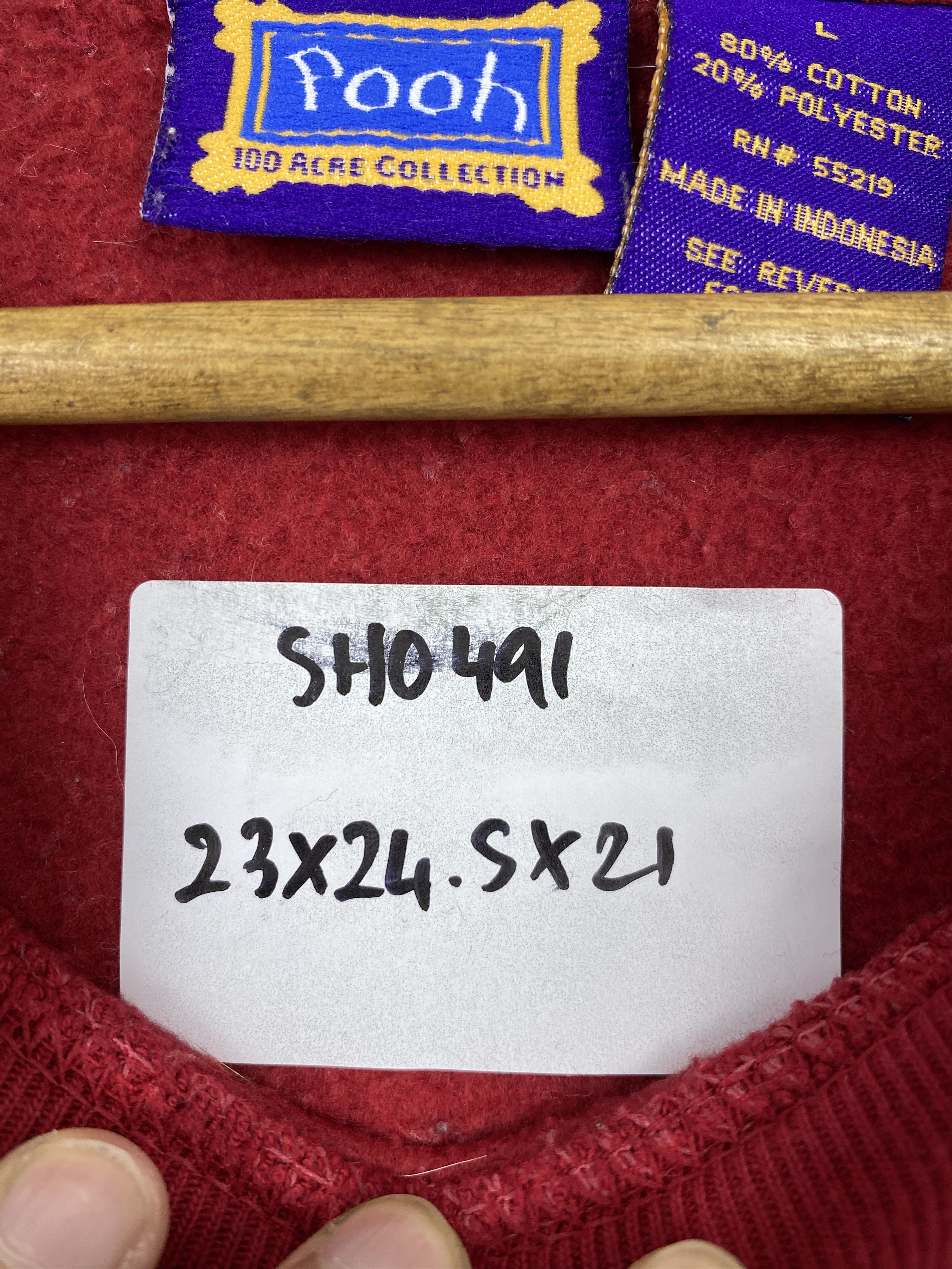 Vintage Vintage Pooh 100 Acre Collection Sweatshirt SH0491 Size US L / EU 52-54 / 3 - 9 Thumbnail