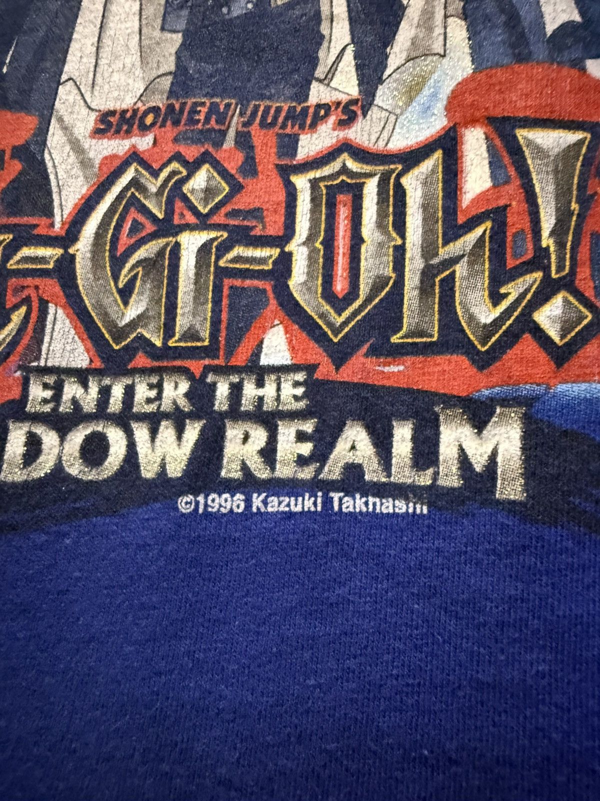 Anime × Cartoon Network × Vintage Vintage 90s YU-Gi-OH Enter The Shadow Realm Anime Tshirt Size US S / EU 44-46 / 1 - 7 Thumbnail
